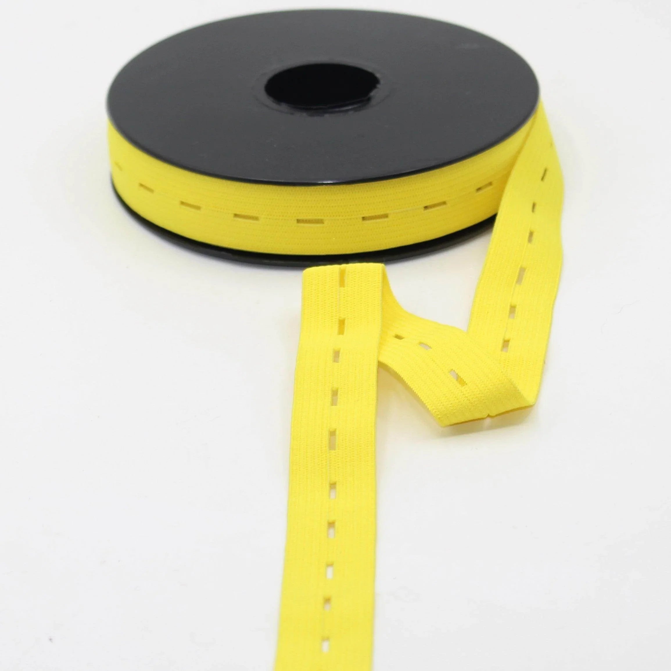 10 meters Coloured Buttonhole Elastic 20mm #ELA3611 - ACCESSOIRES LEDUC BV