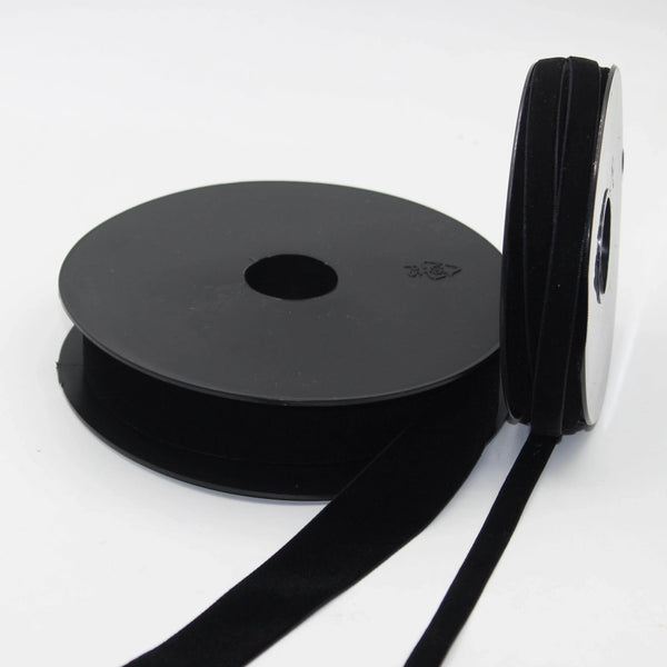 10 Meters Velvet Ribbon, size 10 or 25mm, 100% Polyester, High Quality #VEL1510 - ACCESSOIRES LEDUC BV