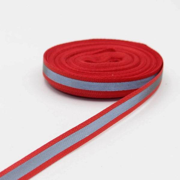 20 Meters of Gros Grain tape with Self Reflective Coating - 10 15 20 25 30mm #RUB1920 - ACCESSOIRES LEDUC BV