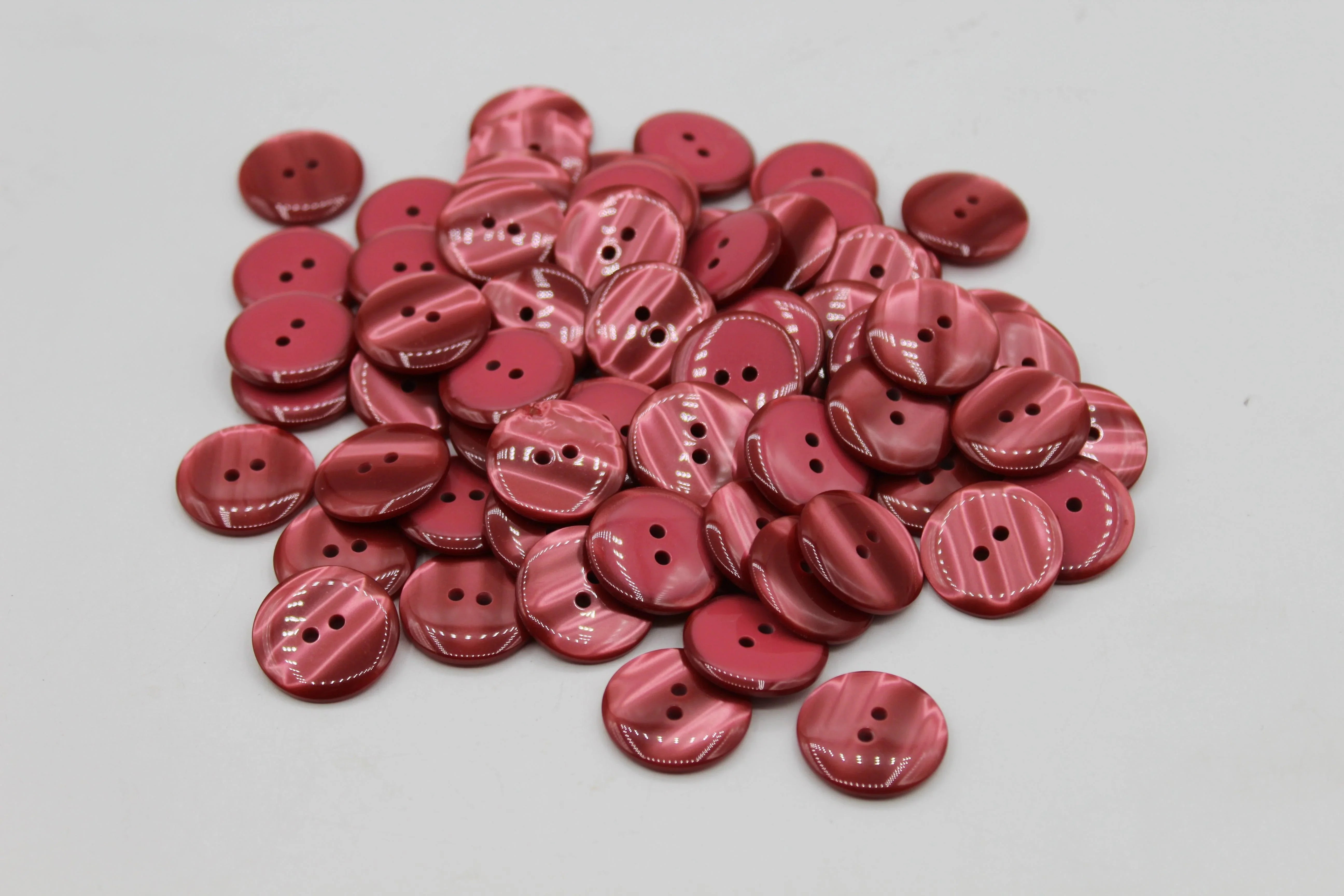 50 pieces 20mm - 2 Holes Polyester Button for Blouses (32") - (KP2 105 32") - ACCESSOIRES LEDUC BV