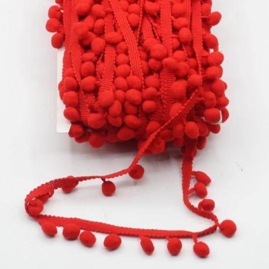16 meters Pompon Trimming size 10+15mm (pompon's diameter +/- 10mm) #FLO4660 - ACCESSOIRES LEDUC BV