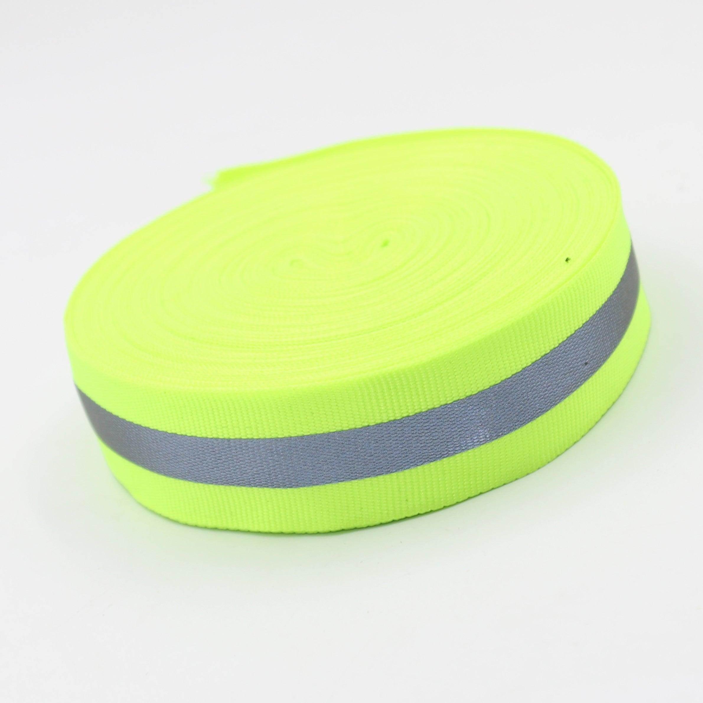 20 Meters of Gros Grain tape with Self Reflective Coating - 10 15 20 25 30mm #RUB1920 - ACCESSOIRES LEDUC BV