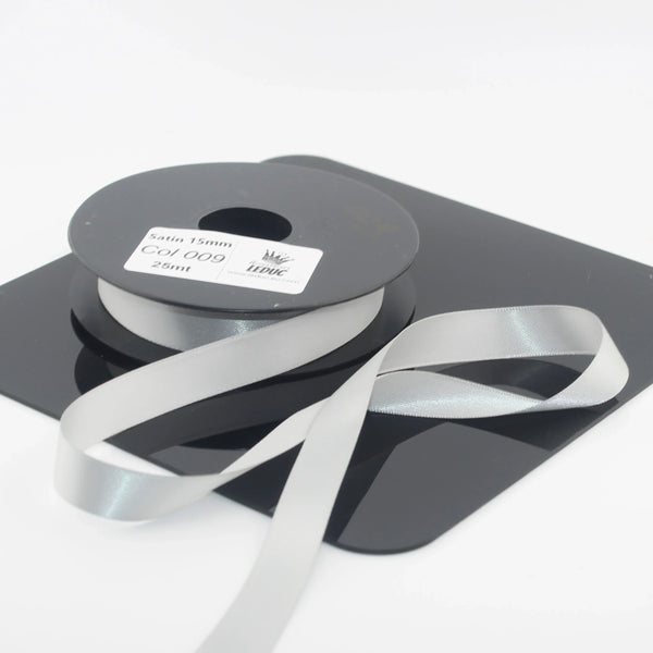 Deluxe Double Sided Satin 15mm,25mm or 38mm - 25 meters - ACCESSOIRES LEDUC BV