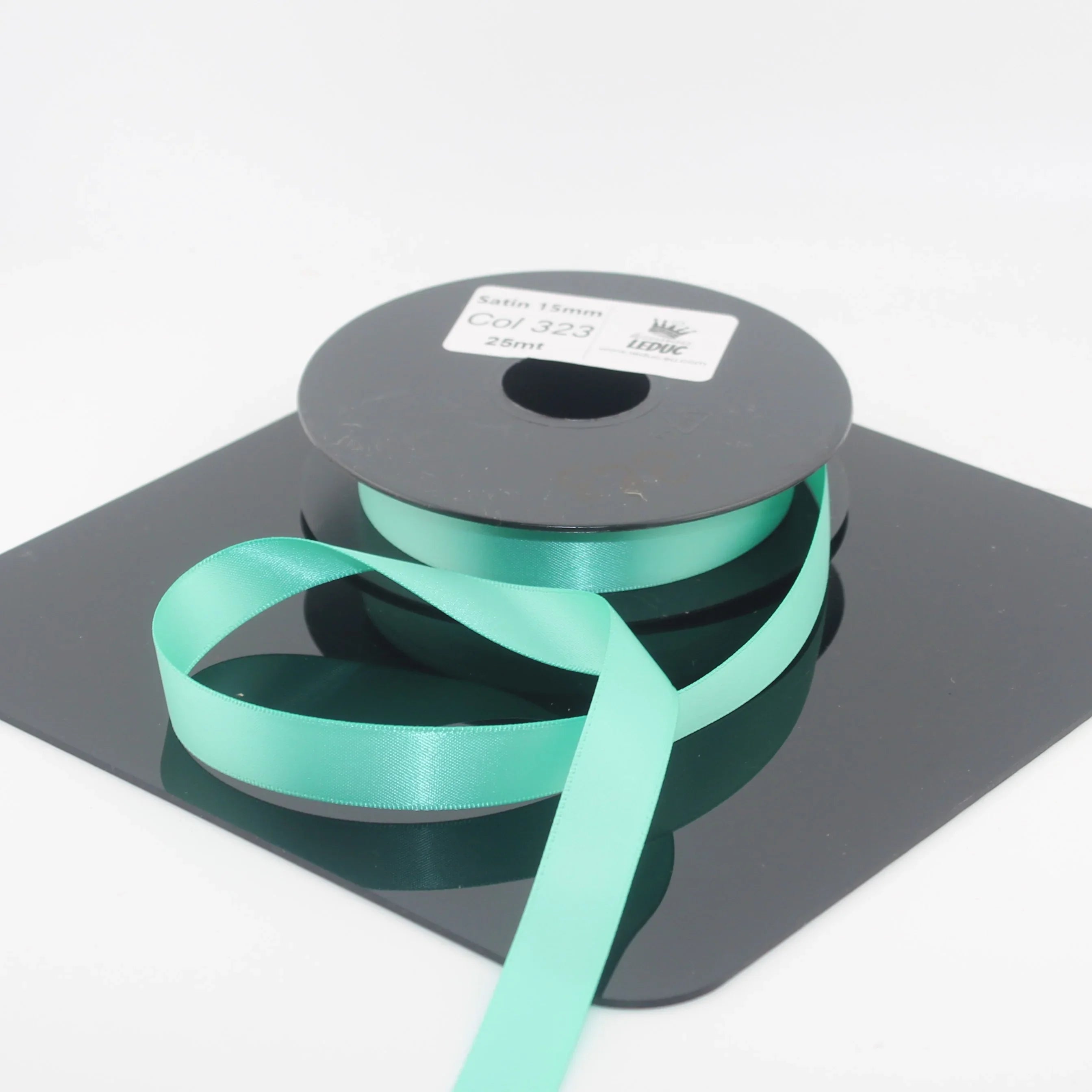 Deluxe Double Sided Satin 15mm,25mm or 38mm - 25 meters - ACCESSOIRES LEDUC BV