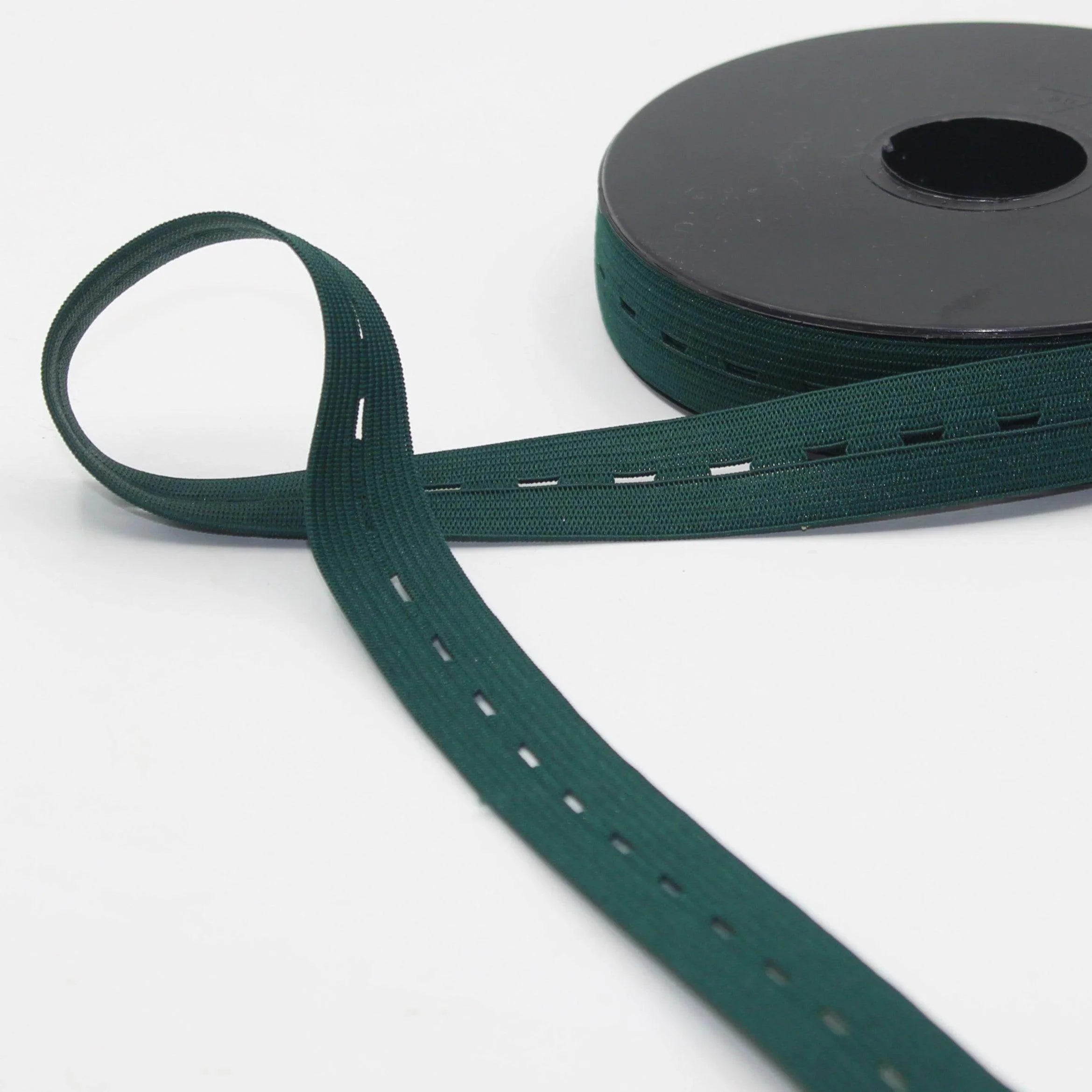 10 meters Coloured Buttonhole Elastic 20mm #ELA3611 - ACCESSOIRES LEDUC BV