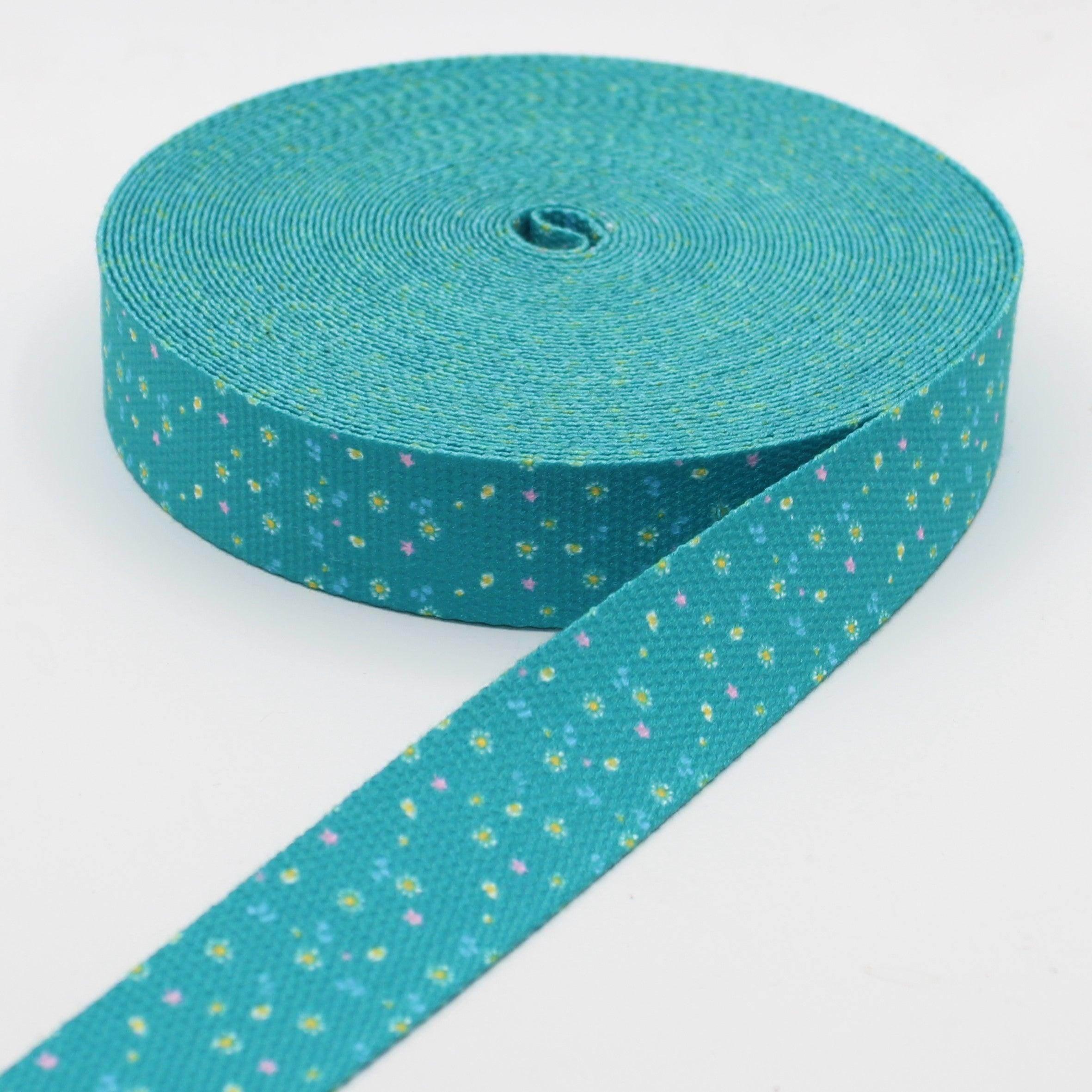 30mm Fancy Printed Cotton Webbing 5mt/10mt #RUB3520 - ACCESSOIRES LEDUC BV