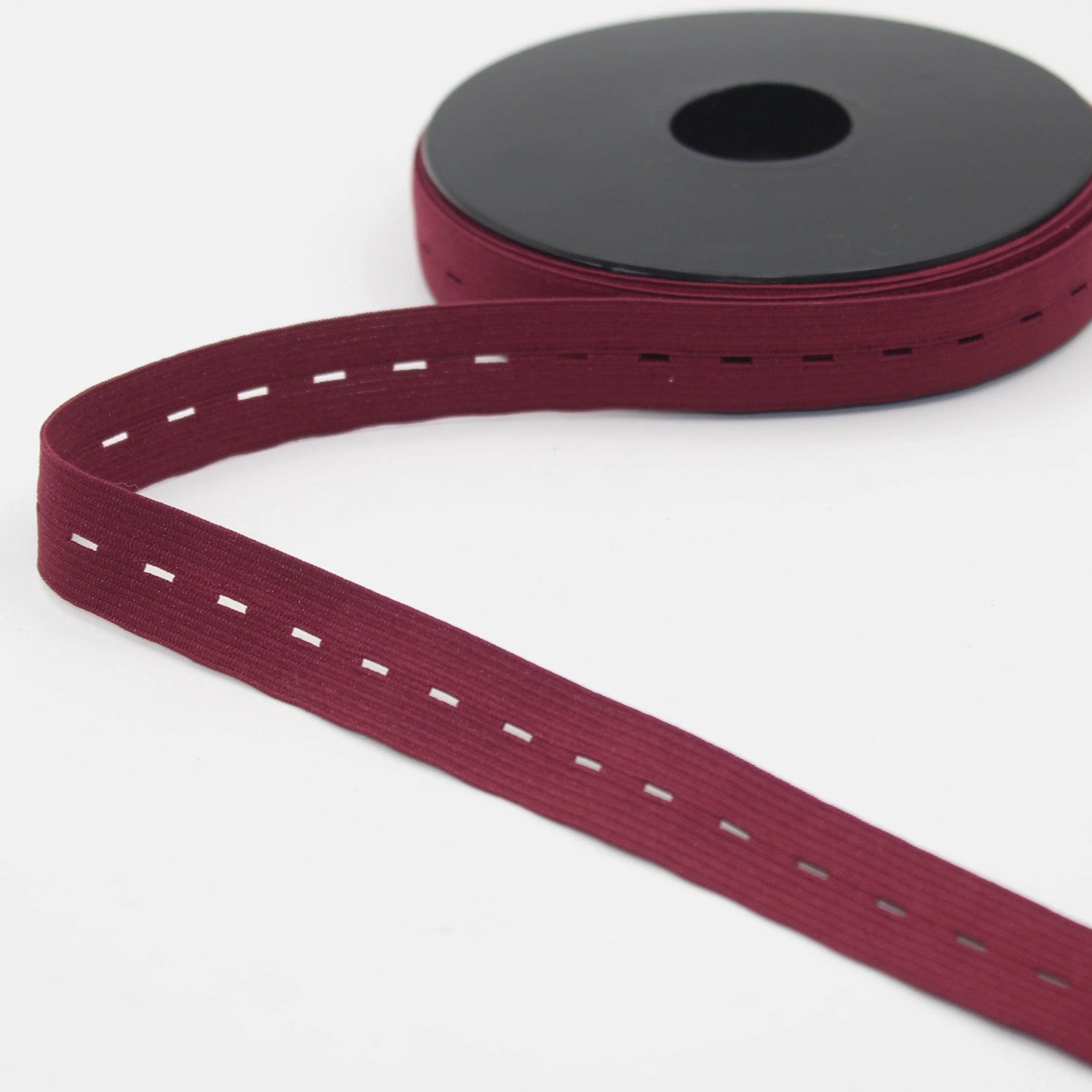 10 meters Coloured Buttonhole Elastic 20mm #ELA3611 - ACCESSOIRES LEDUC BV