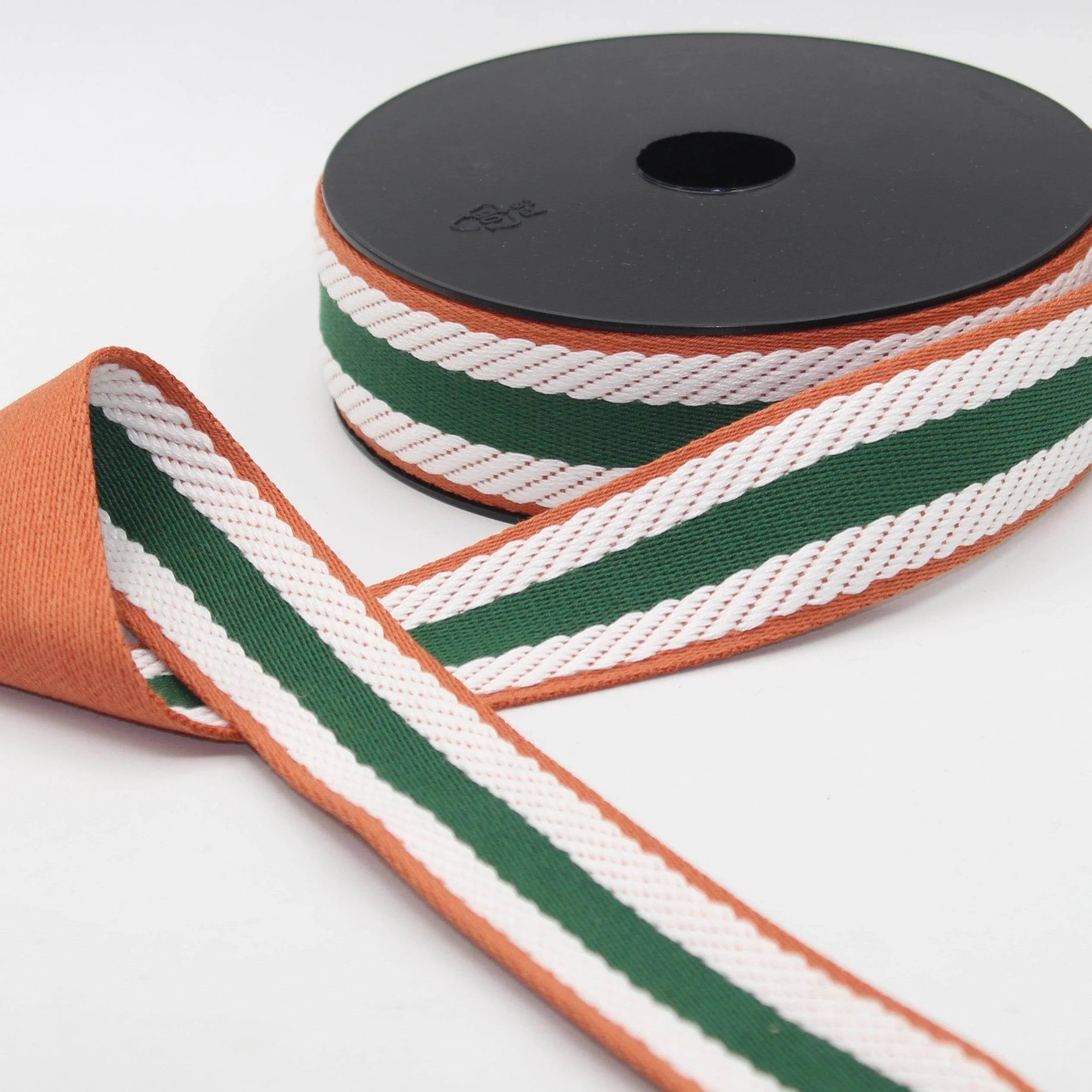 10 meters 38mm Striped Webbing #RUB3558 - ACCESSOIRES LEDUC BV