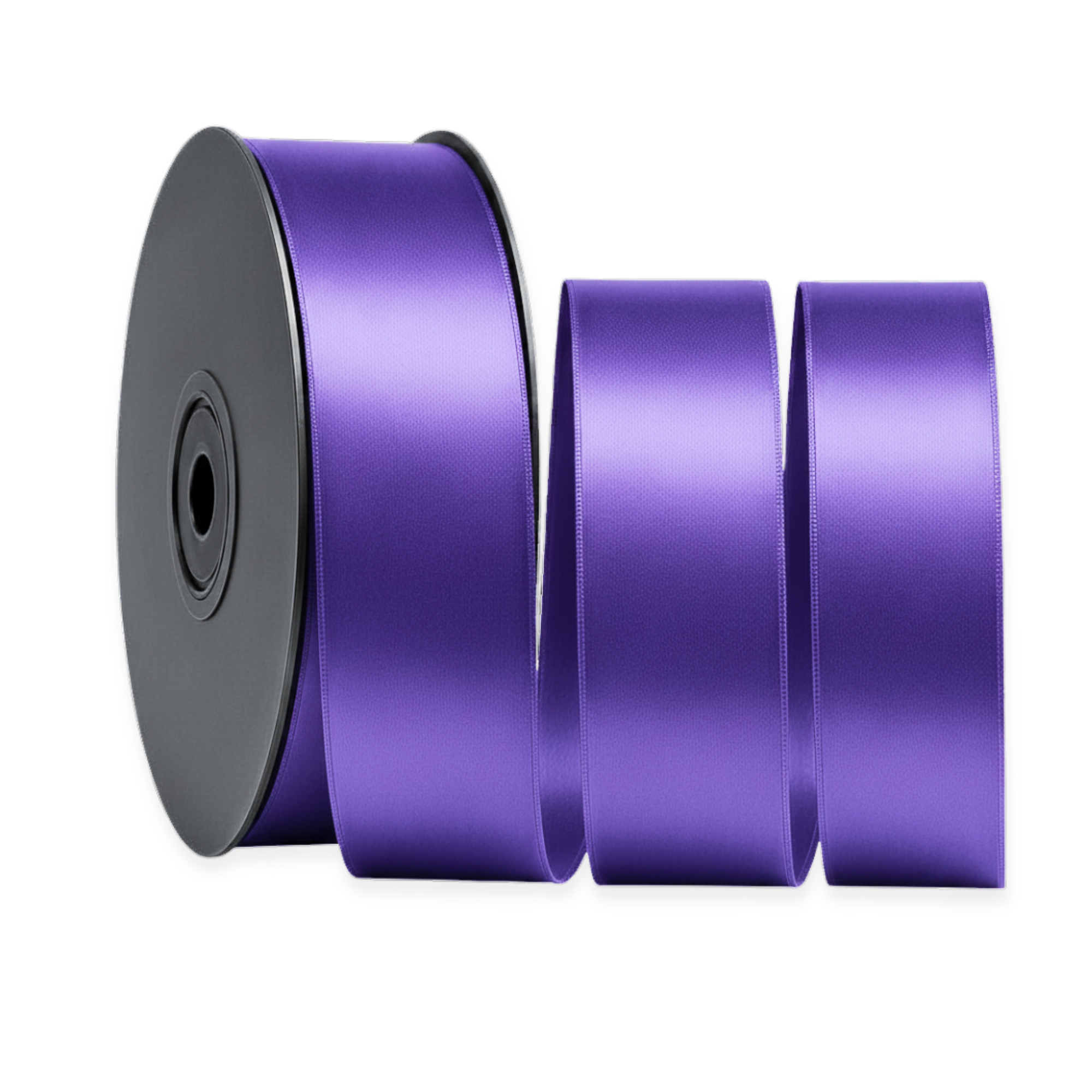 Deluxe dubbelzijdige satijnen lintrol 25 m | breedtes 3–63 mm