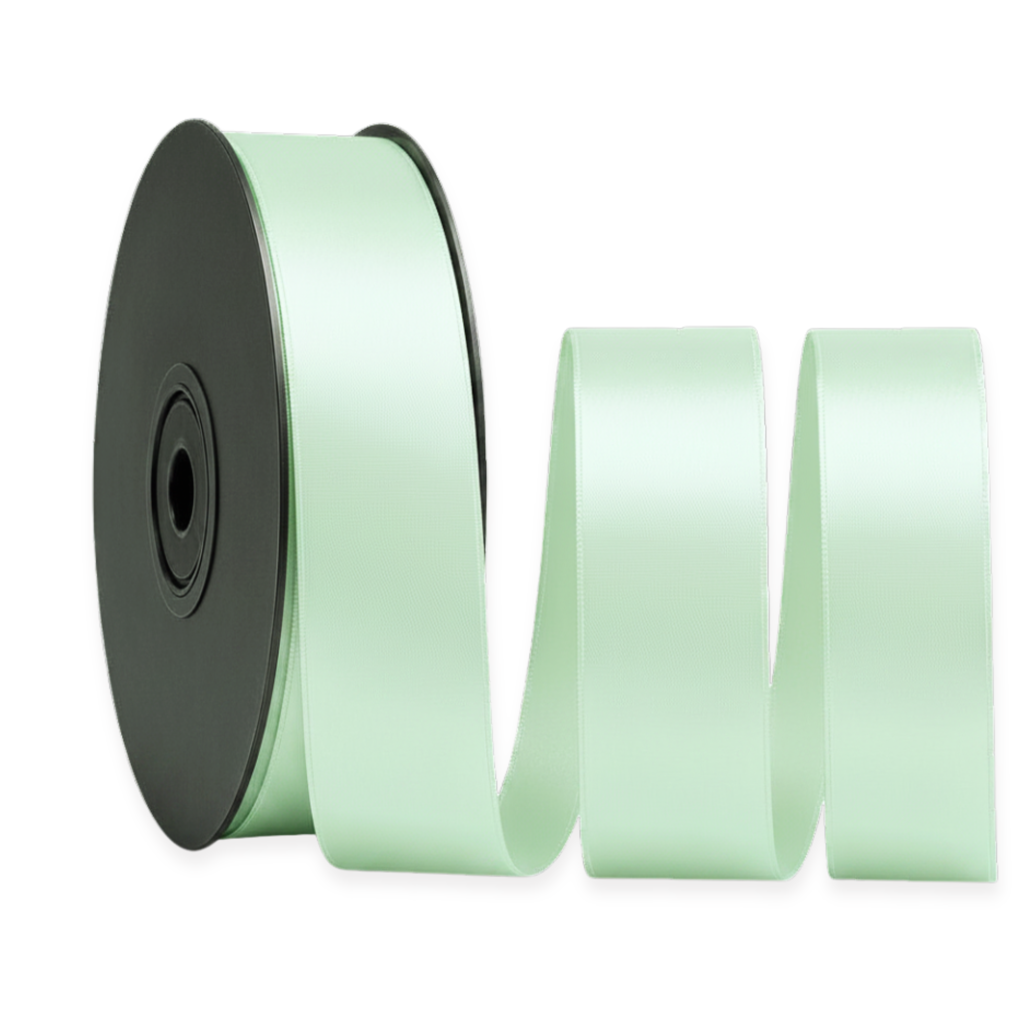 Deluxe dubbelzijdige satijnen lintrol 25 m | breedtes 3–63 mm