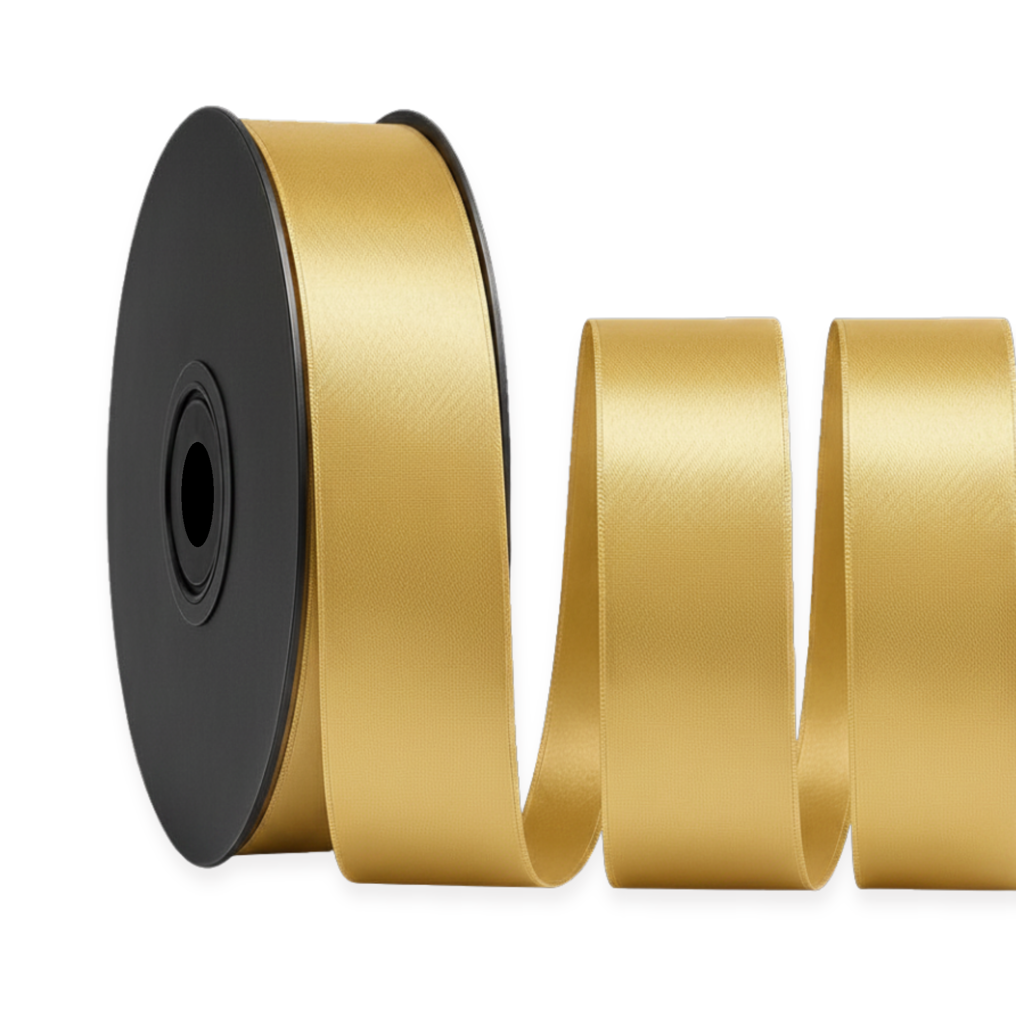 Deluxe dubbelzijdige satijnen lintrol 25 m | breedtes 3–63 mm