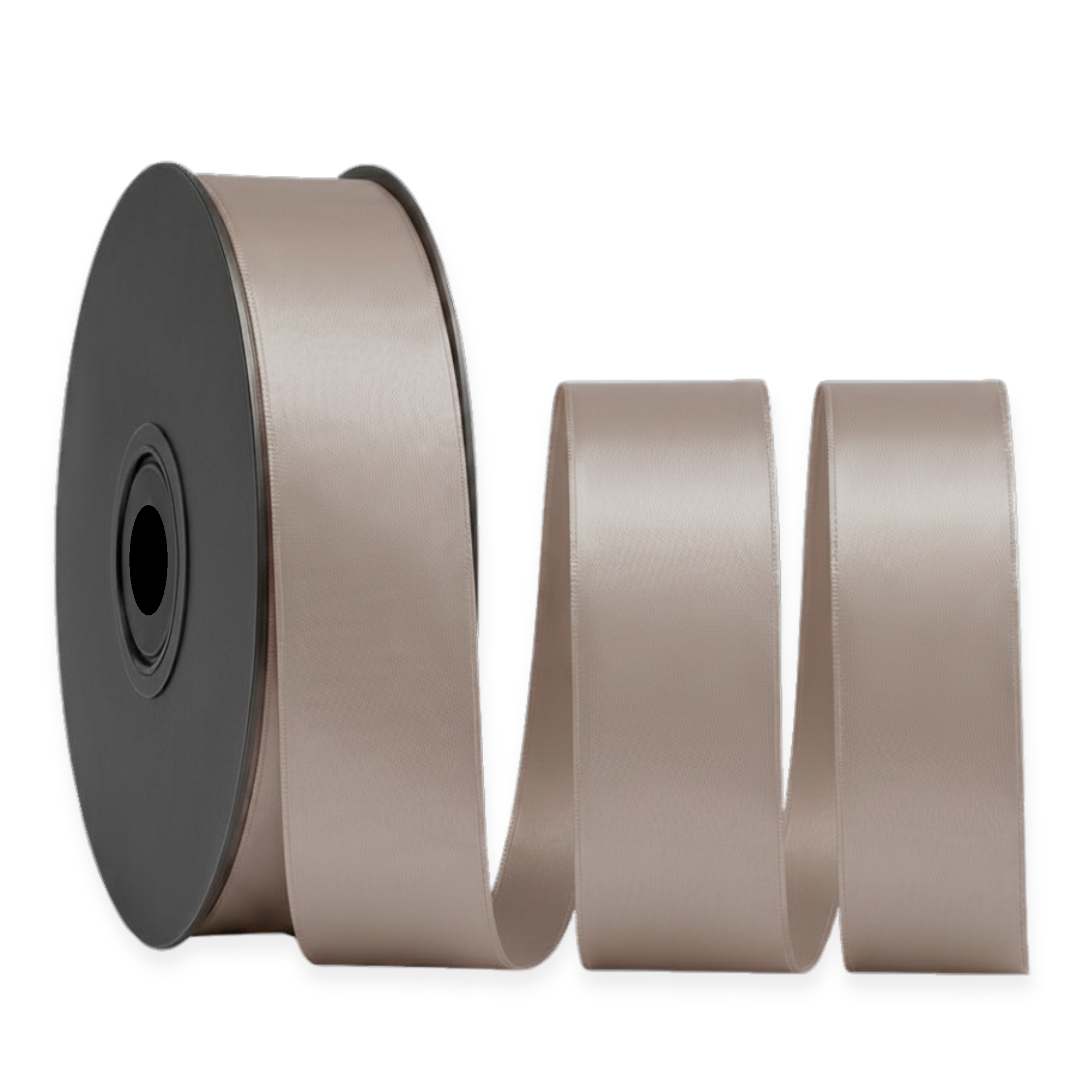 Deluxe dubbelzijdige satijnen lintrol 25 m | breedtes 3–63 mm