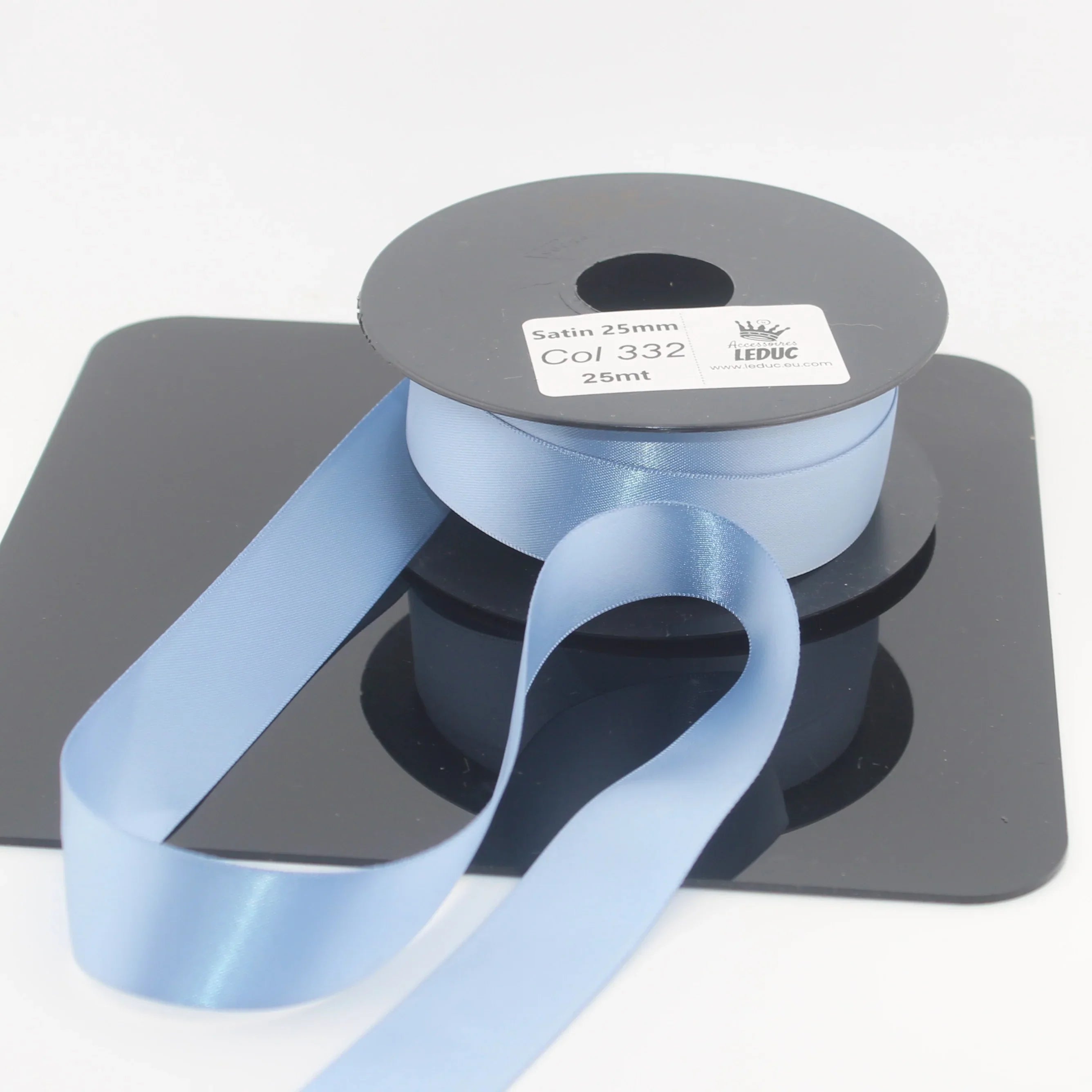 Deluxe Double Sided Satin 15mm,25mm or 38mm - 25 meters - ACCESSOIRES LEDUC BV