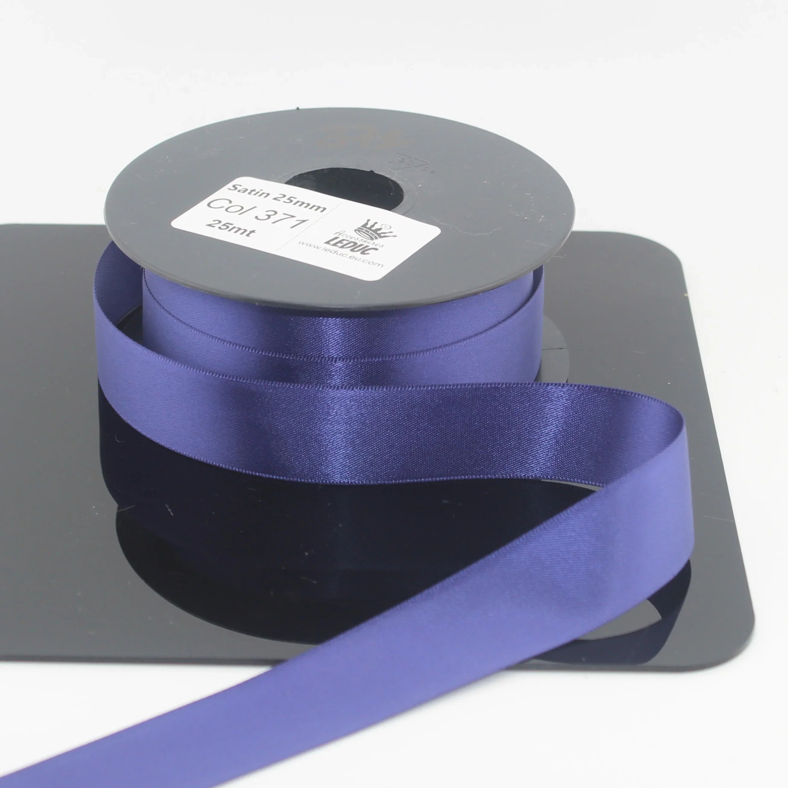 Deluxe Double Sided Satin 15mm,25mm or 38mm - 25 meters - ACCESSOIRES LEDUC BV