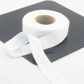 10 meters 25mm White Polyester Gros Grain Ribbon