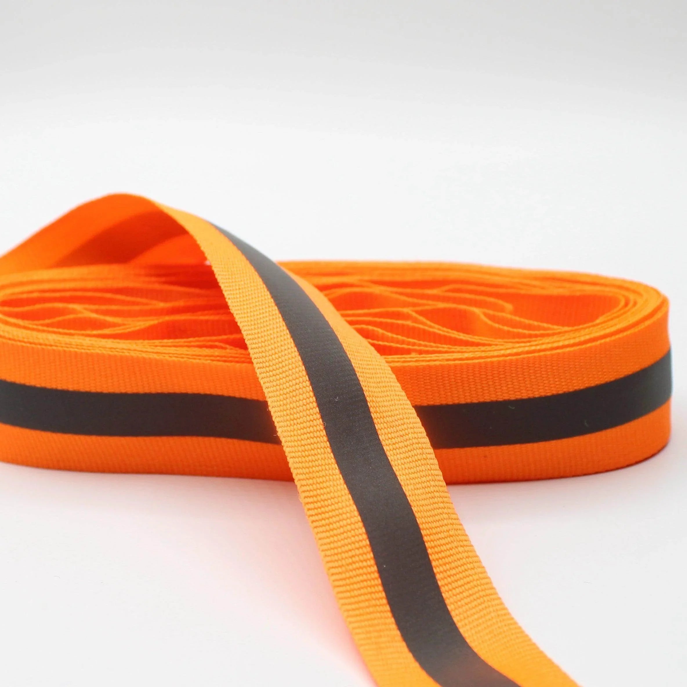 20 Meters of Gros Grain tape with Self Reflective Coating - 10 15 20 25 30mm #RUB1920 - ACCESSOIRES LEDUC BV