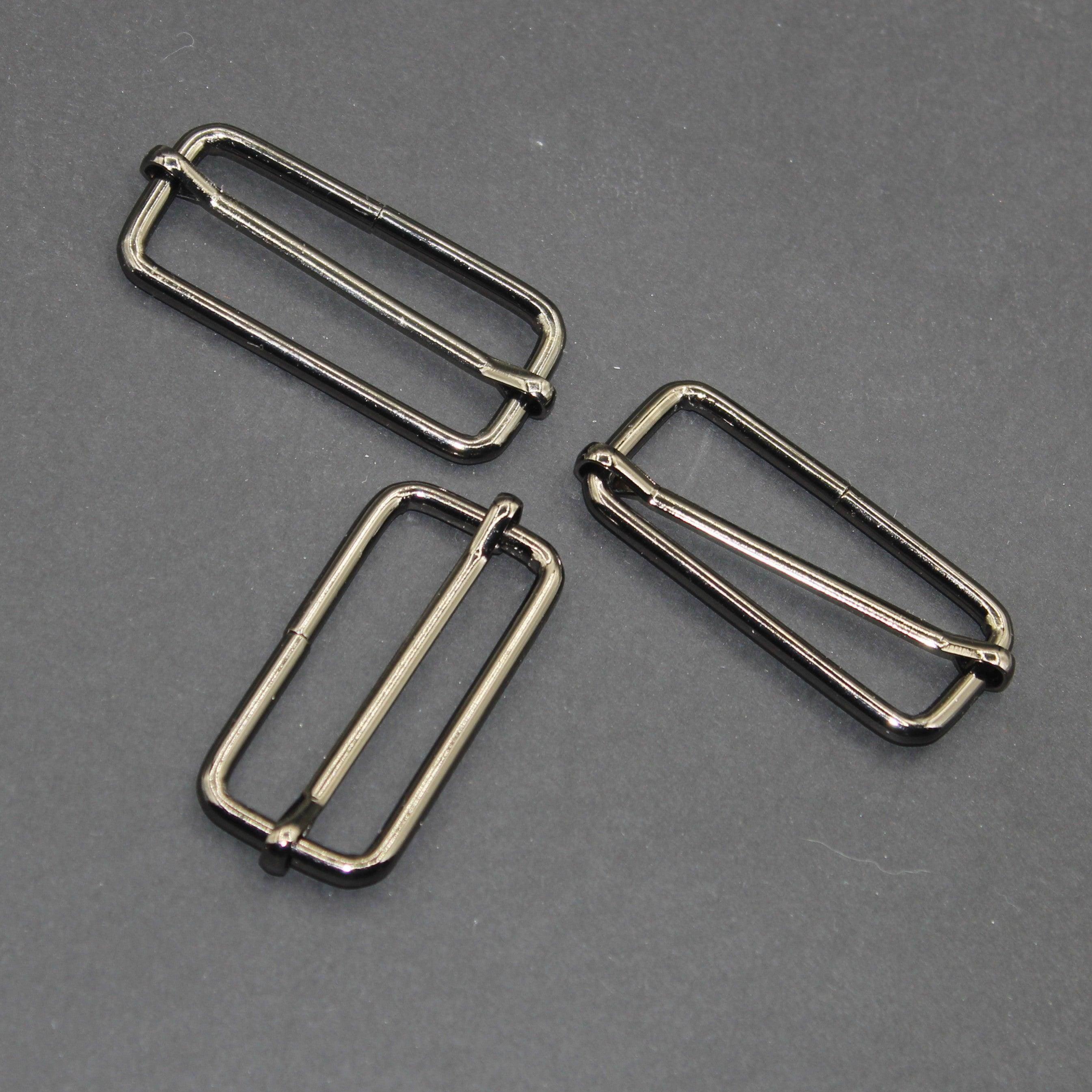 3 Buckles / Lobsters / D-Rings 30 / 40 or 50mm - Gold Silver Oldbrass Mat Black or Gunmetal - ACCESSOIRES LEDUC BV