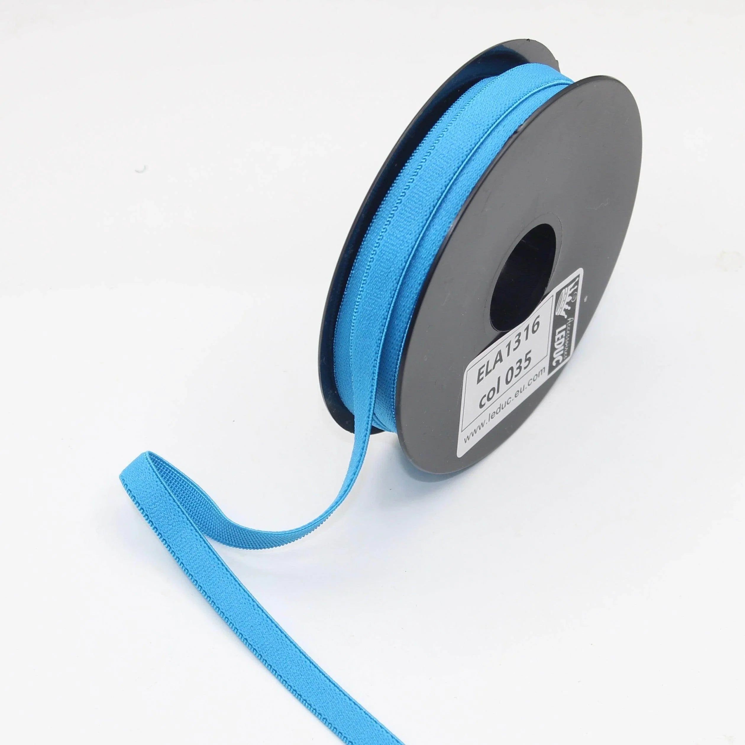 10mm Coloured Elastic 10mm - roll of 10 meters #ELA1316 - ACCESSOIRES LEDUC BV