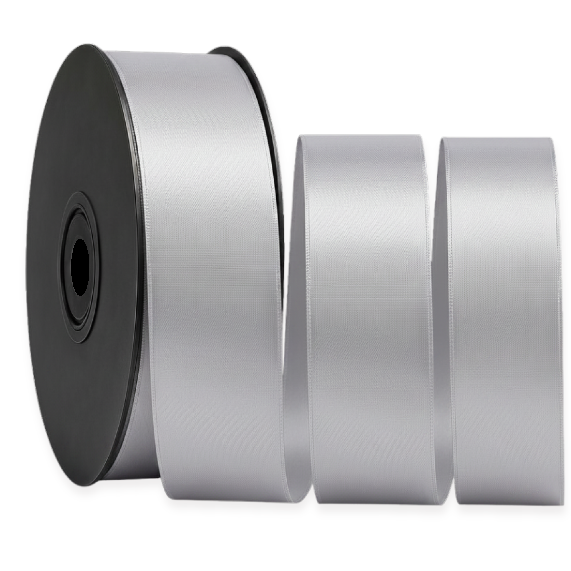 Deluxe Double-Sided Satin Ribbon Roll 25 m | Widths 3–63 mm