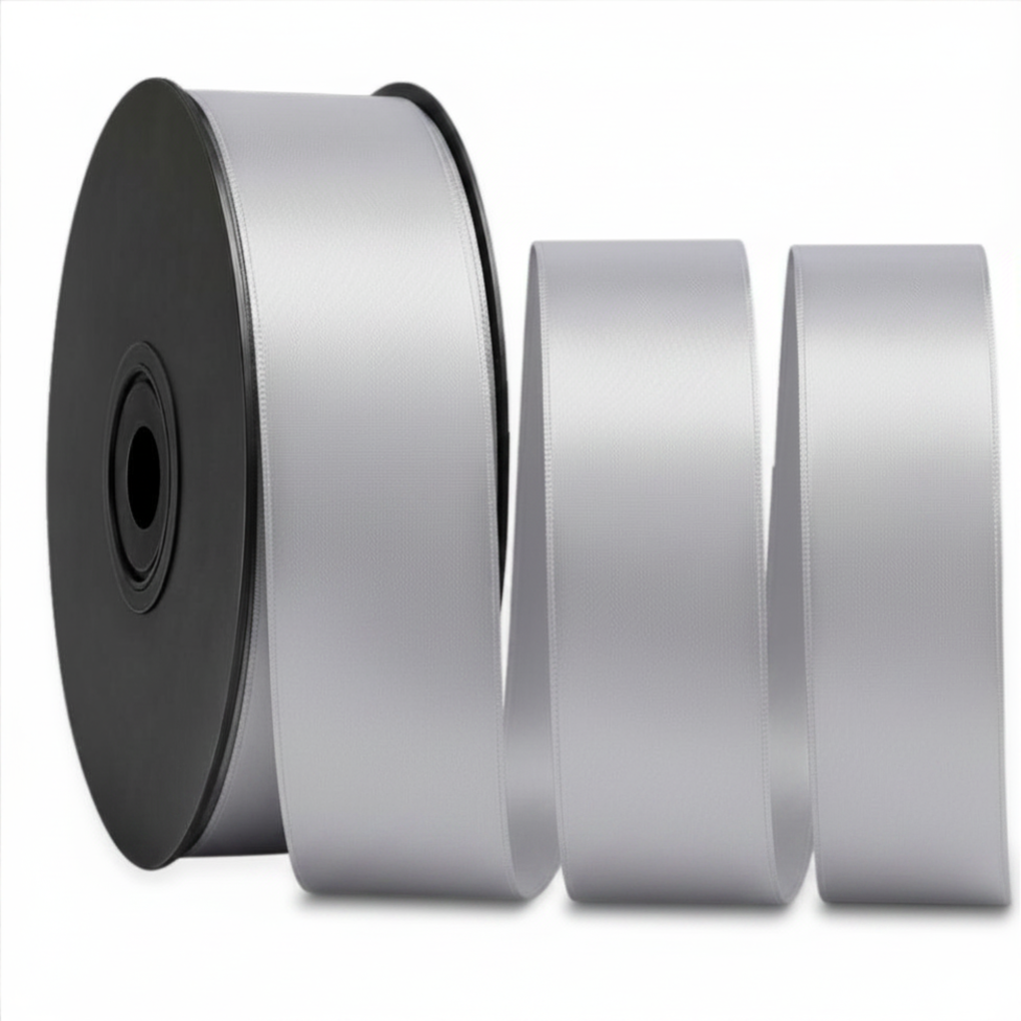 Deluxe dubbelzijdige satijnen lintrol 25 m | breedtes 3–63 mm