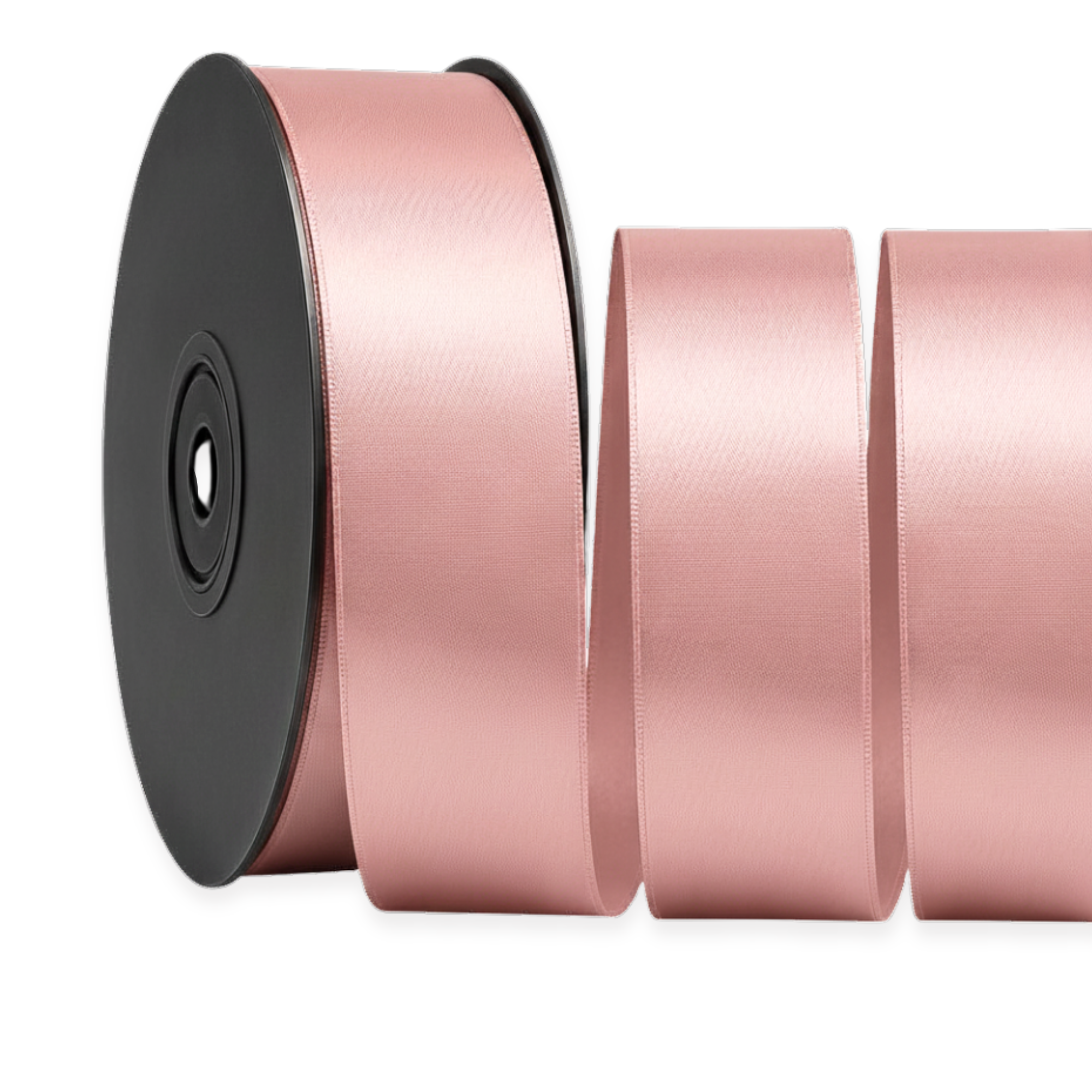 Deluxe Double-Sided Satin Ribbon Roll 25 m | Widths 3–63 mm