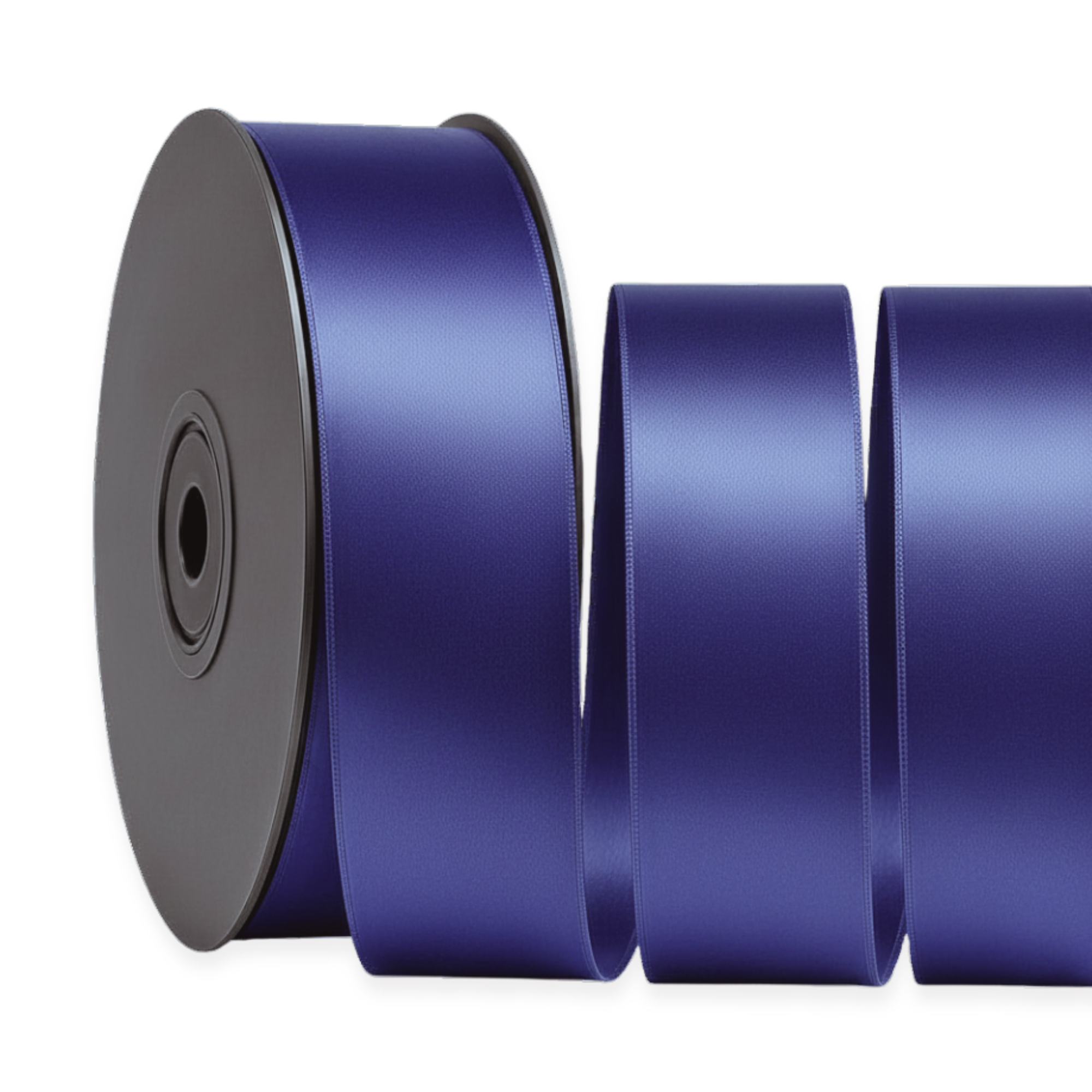 Deluxe dubbelzijdige satijnen lintrol 25 m | breedtes 3–63 mm