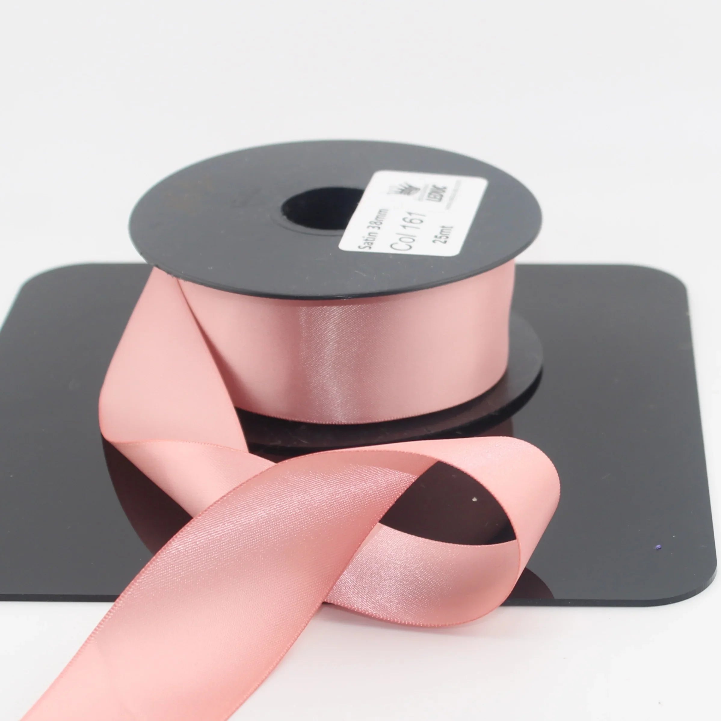 Deluxe Double Sided Satin 15mm,25mm or 38mm - 25 meters - ACCESSOIRES LEDUC BV