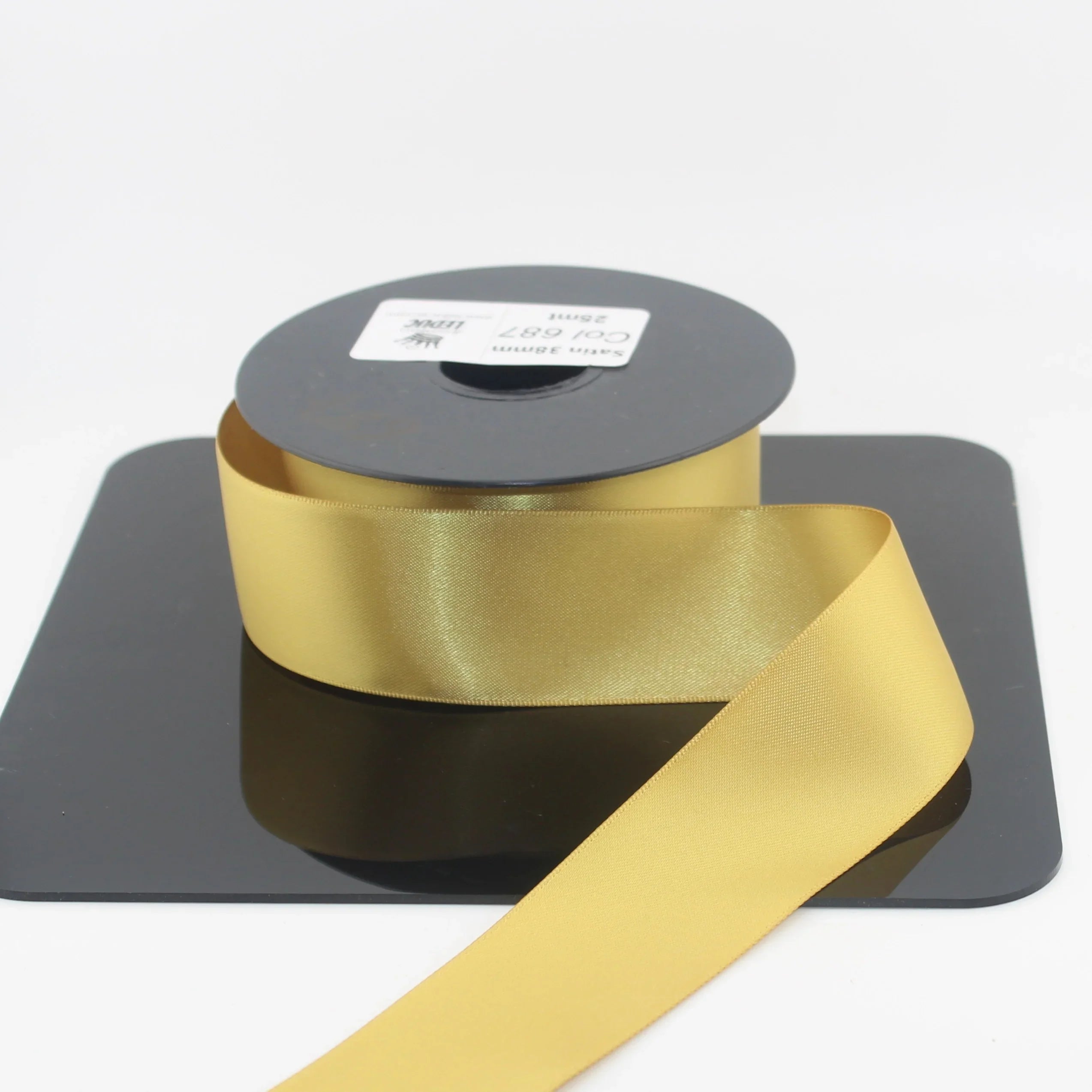 Deluxe Double Sided Satin 15mm,25mm or 38mm - 25 meters - ACCESSOIRES LEDUC BV