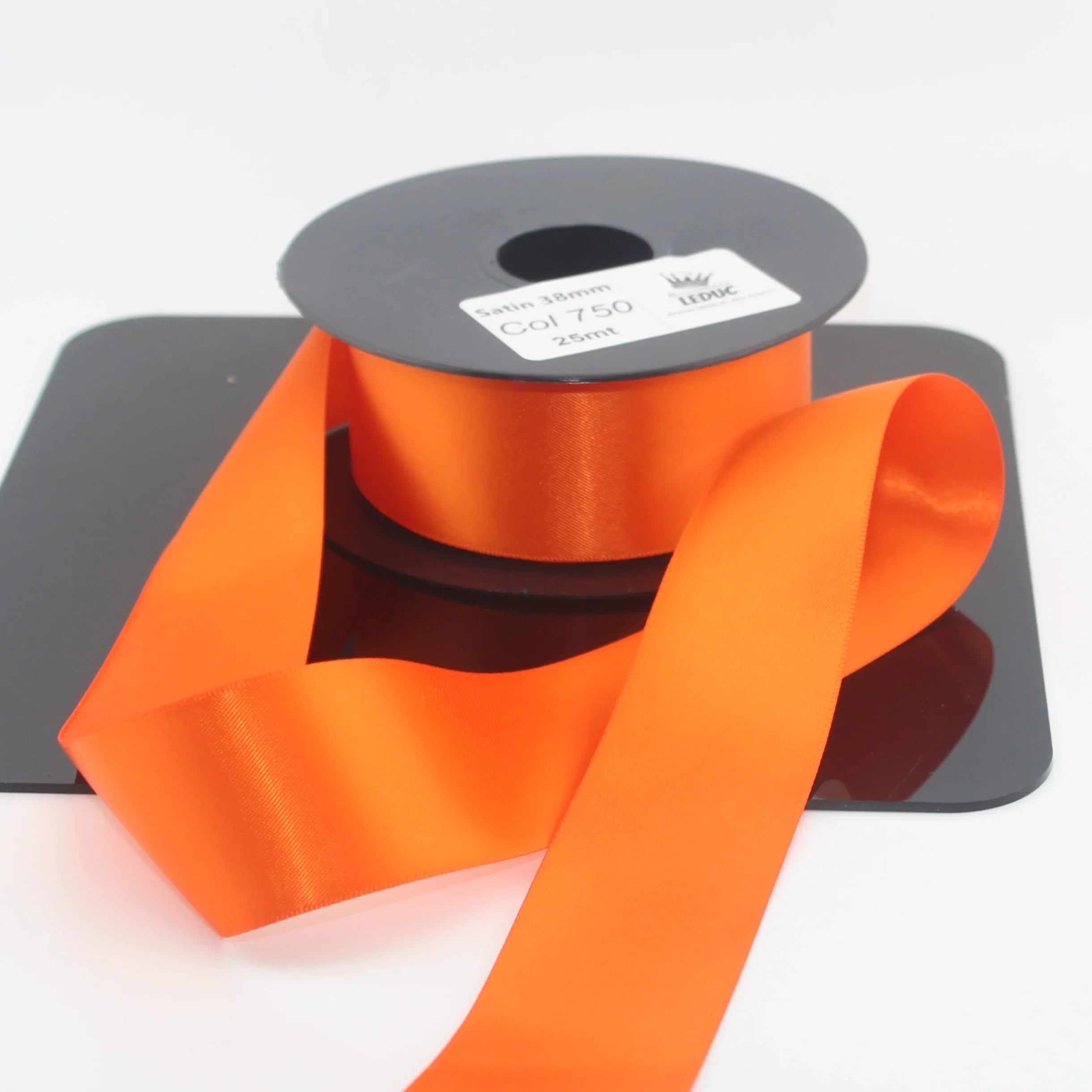Deluxe Double Sided Satin 15mm,25mm or 38mm - 25 meters - ACCESSOIRES LEDUC BV