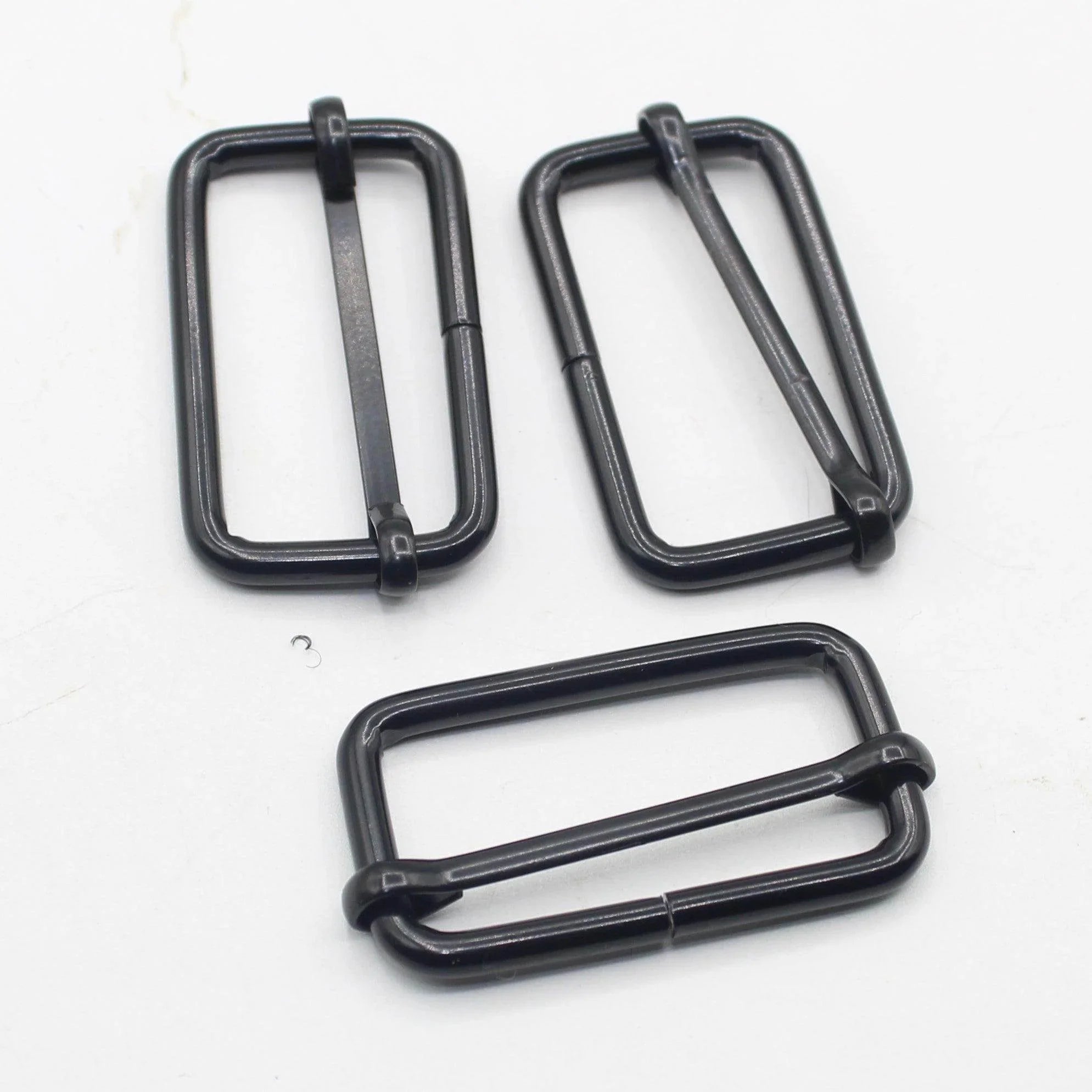 3 Buckles / Lobsters / D-Rings 30 / 40 or 50mm - Gold Silver Oldbrass Mat Black or Gunmetal - ACCESSOIRES LEDUC BV