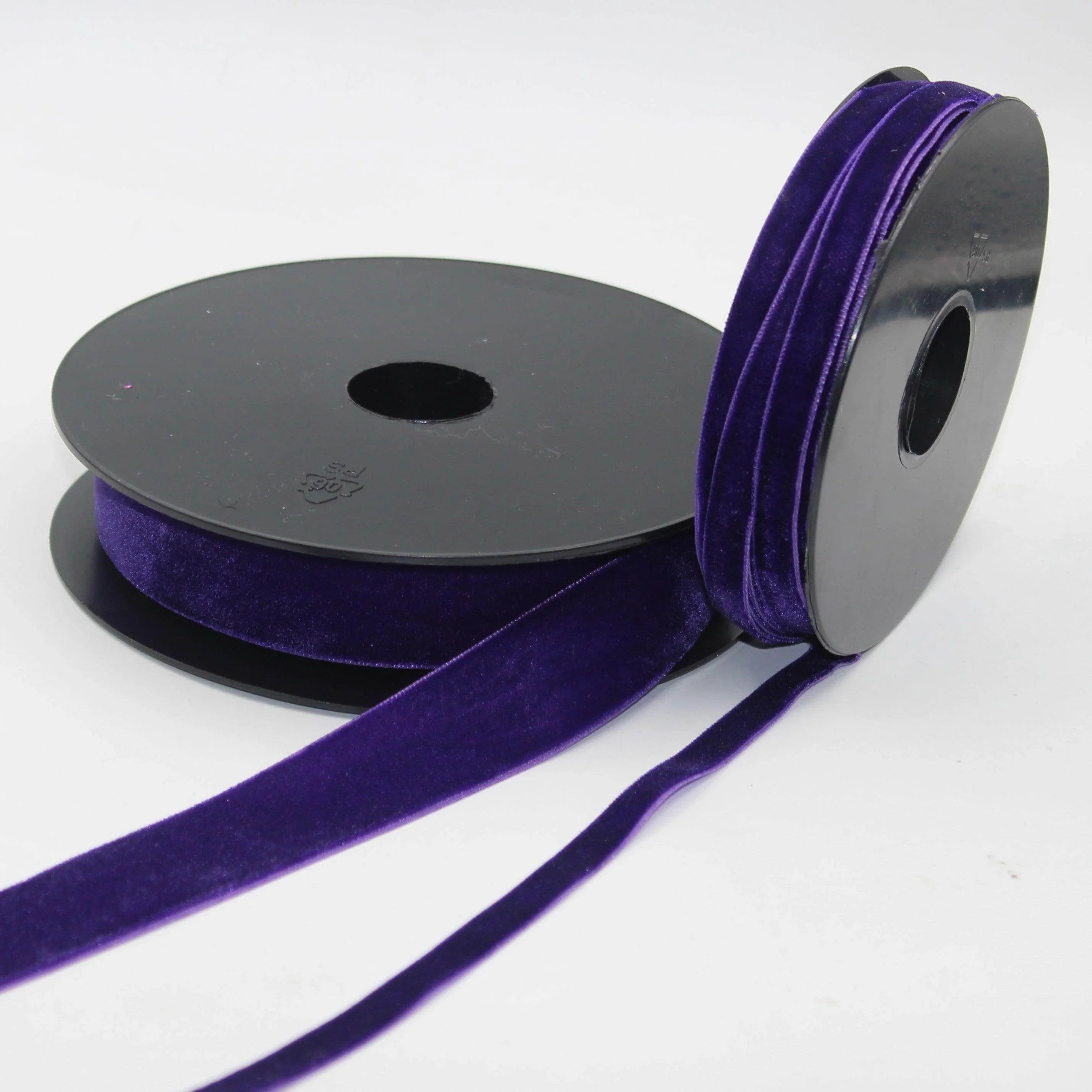 10 Meters Velvet Ribbon, size 10 or 25mm, 100% Polyester, High Quality #VEL1510 - ACCESSOIRES LEDUC BV