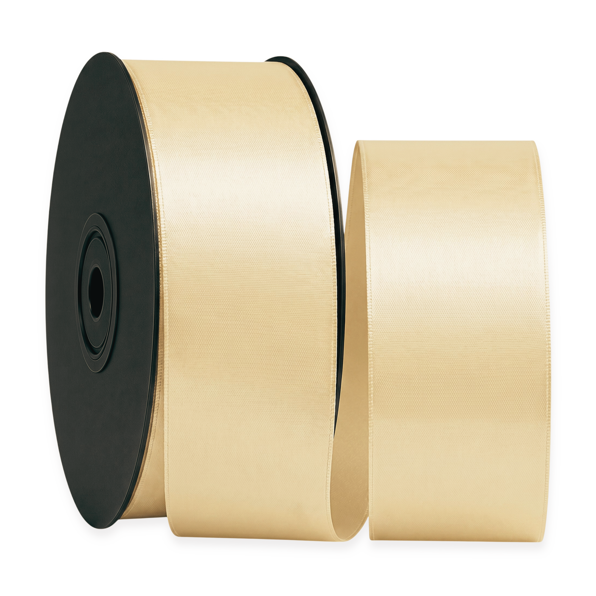 Deluxe dubbelzijdige satijnen lintrol 25 m | breedtes 3–63 mm