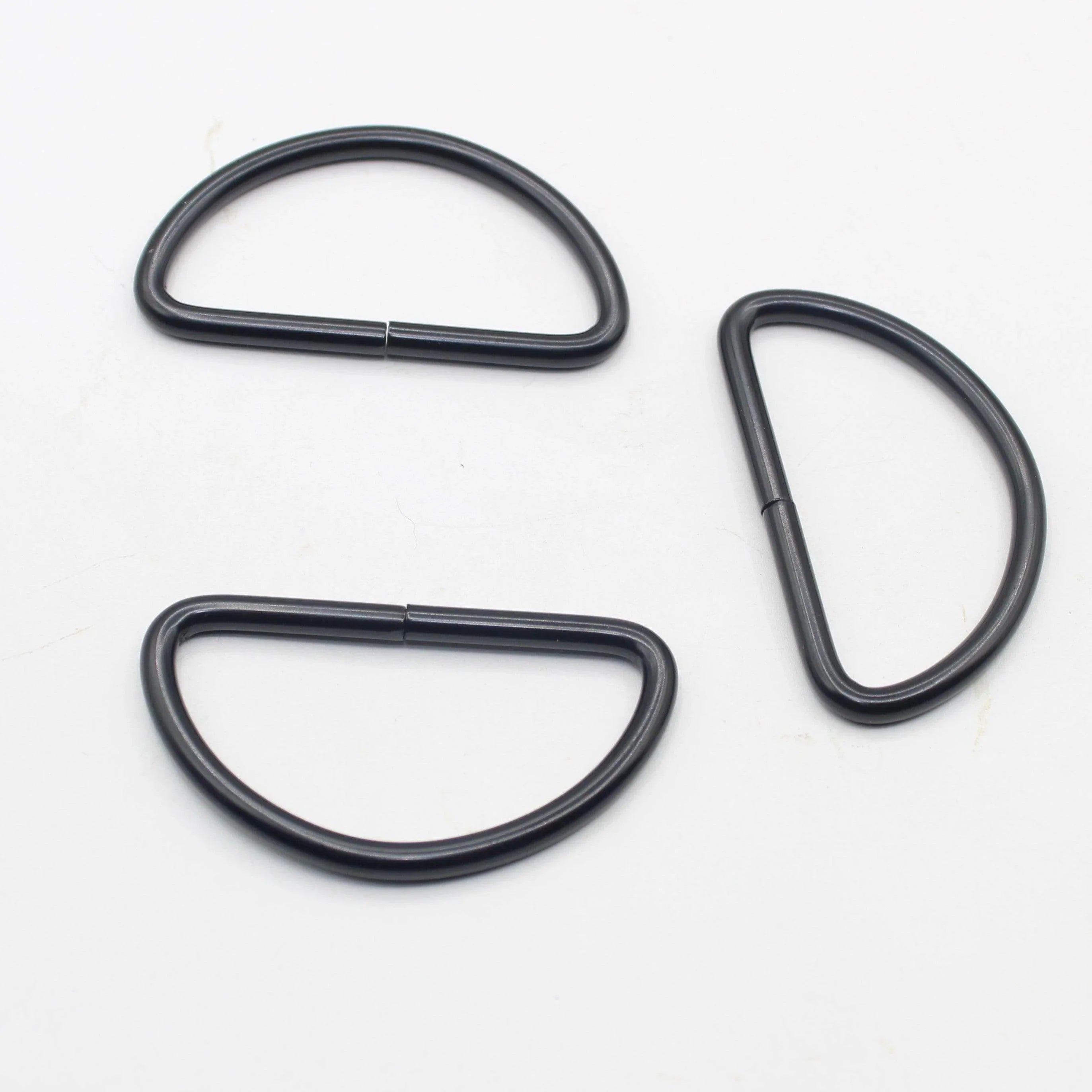 3 Buckles / Lobsters / D-Rings 30 / 40 or 50mm - Gold Silver Oldbrass Mat Black or Gunmetal - ACCESSOIRES LEDUC BV