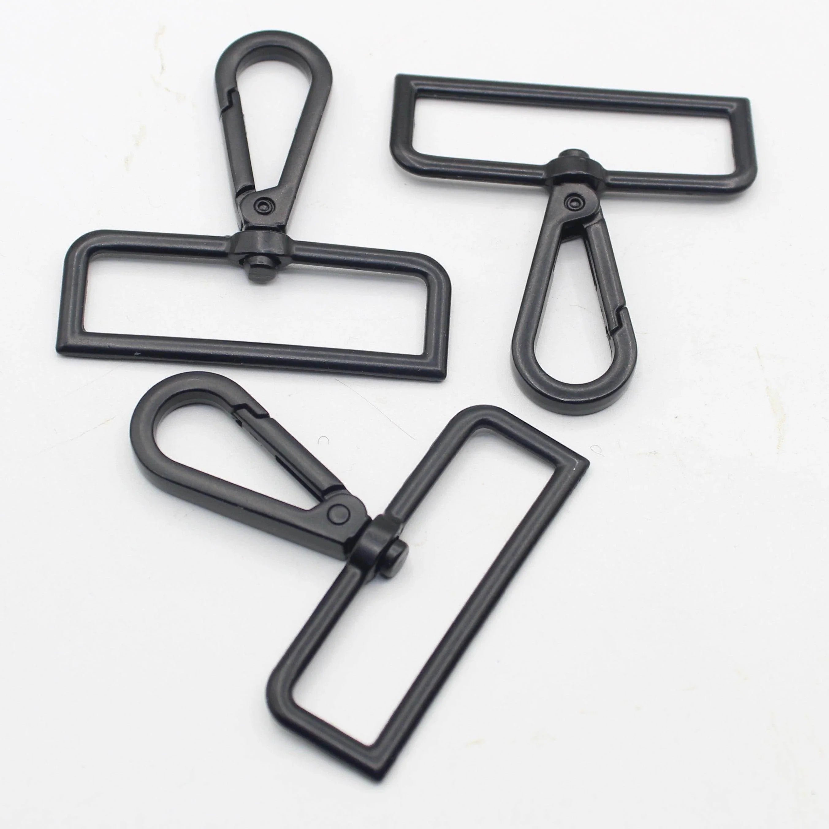 3 Buckles / Lobsters / D-Rings 30 / 40 or 50mm - Gold Silver Oldbrass Mat Black or Gunmetal - ACCESSOIRES LEDUC BV