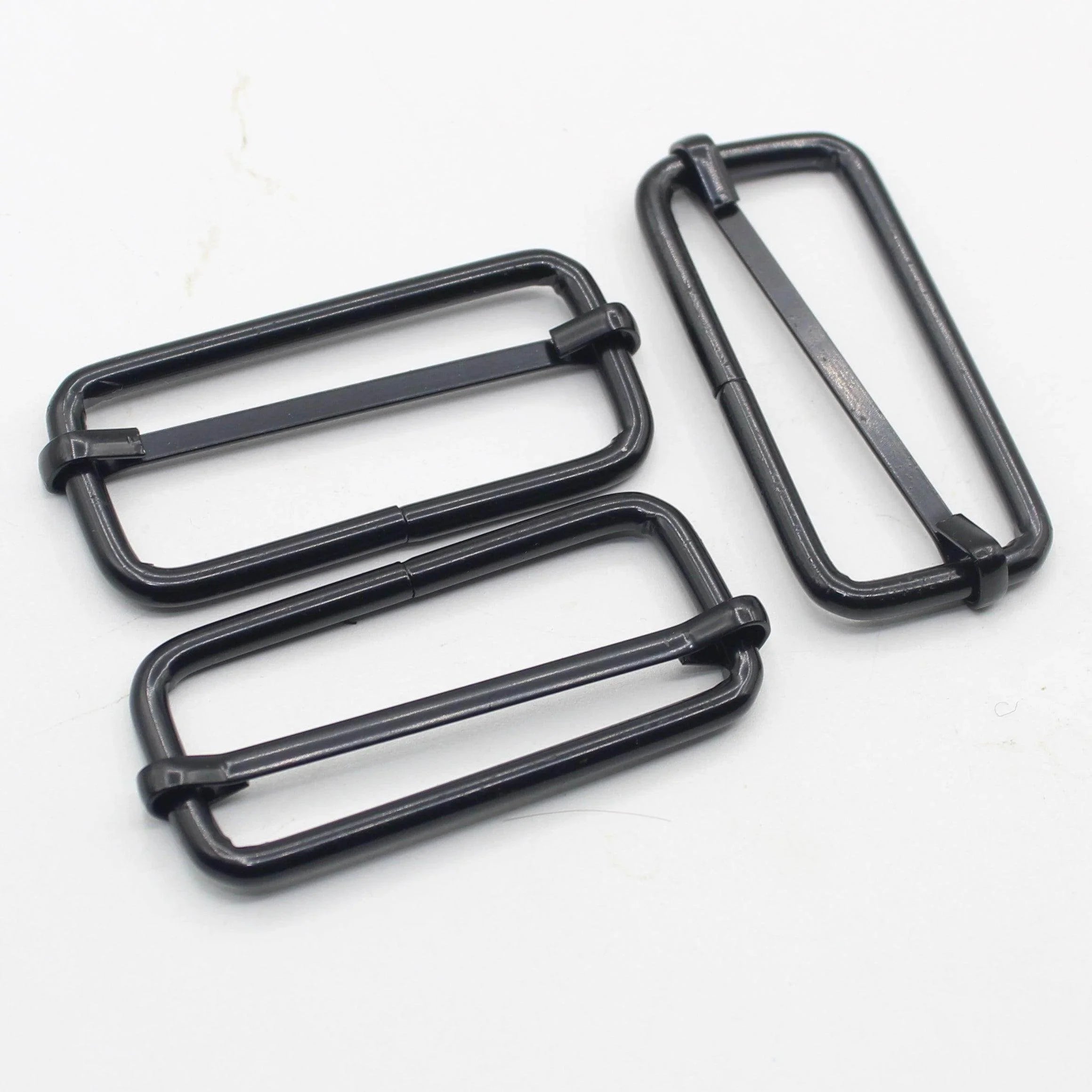 3 Buckles / Lobsters / D-Rings 30 / 40 or 50mm - Gold Silver Oldbrass Mat Black or Gunmetal - ACCESSOIRES LEDUC BV