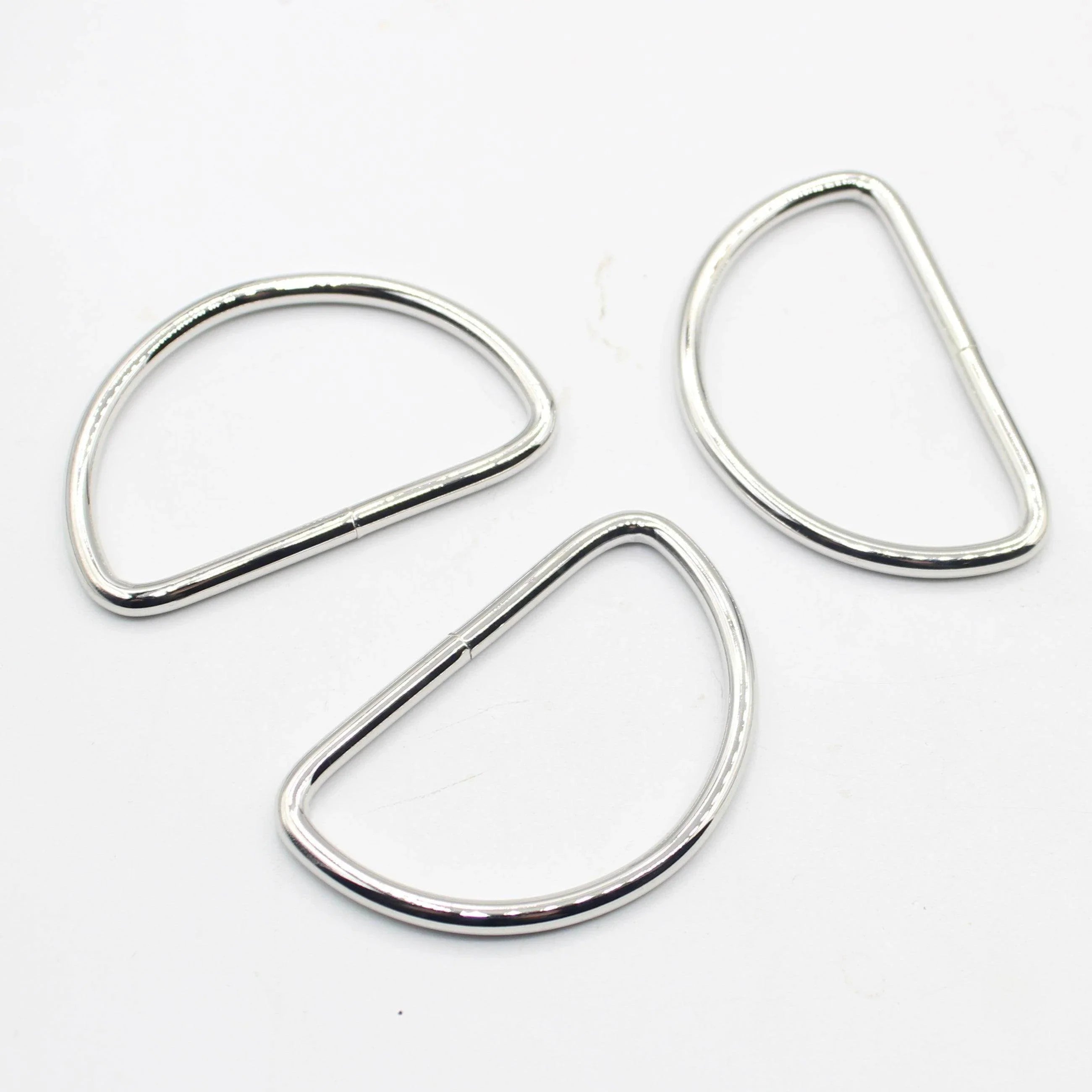 3 Buckles / Lobsters / D-Rings 30 / 40 or 50mm - Gold Silver Oldbrass Mat Black or Gunmetal - ACCESSOIRES LEDUC BV