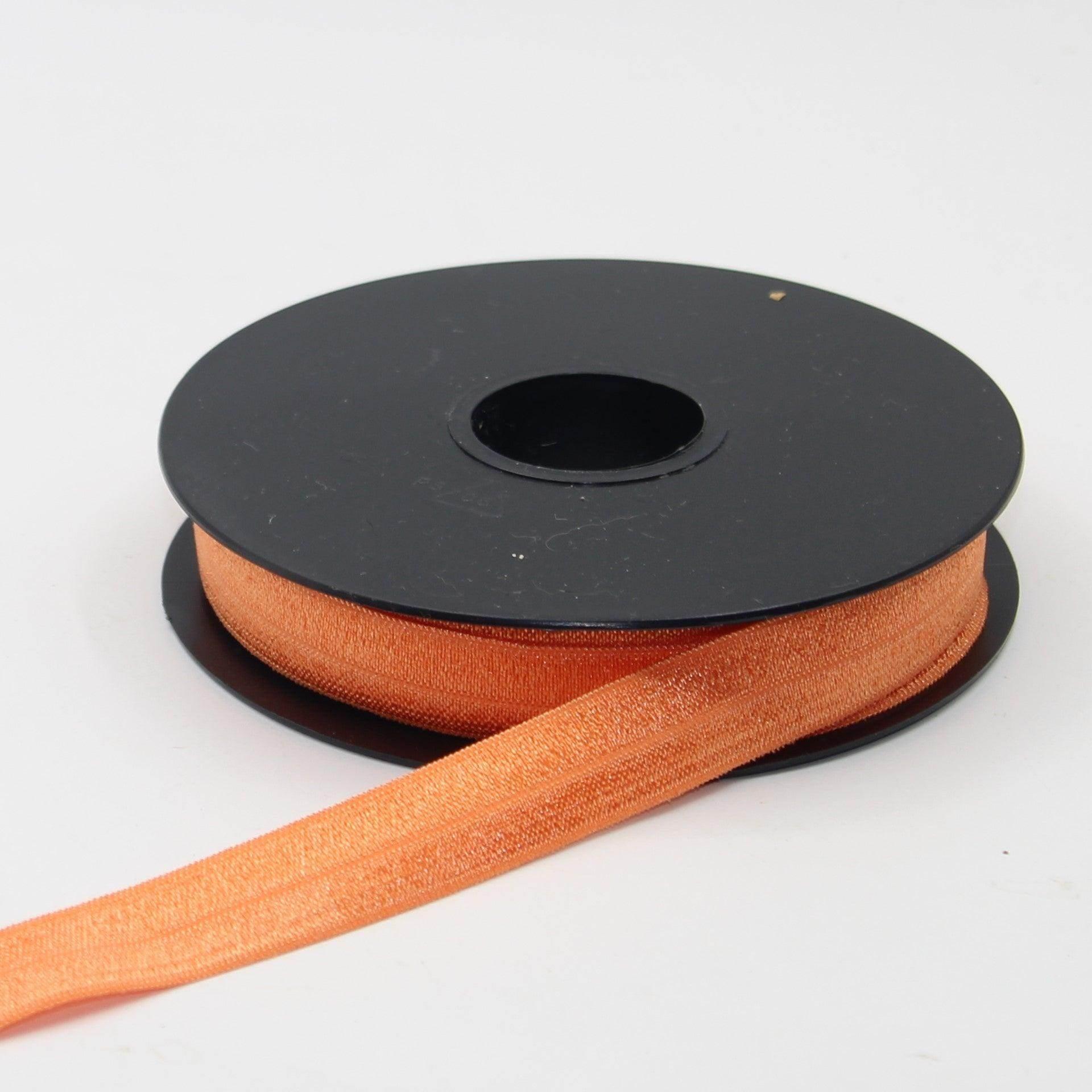 10 meters 17mm Prefolded Elastic Bias Binding Polyester Satin #ELA3610 - ACCESSOIRES LEDUC BV