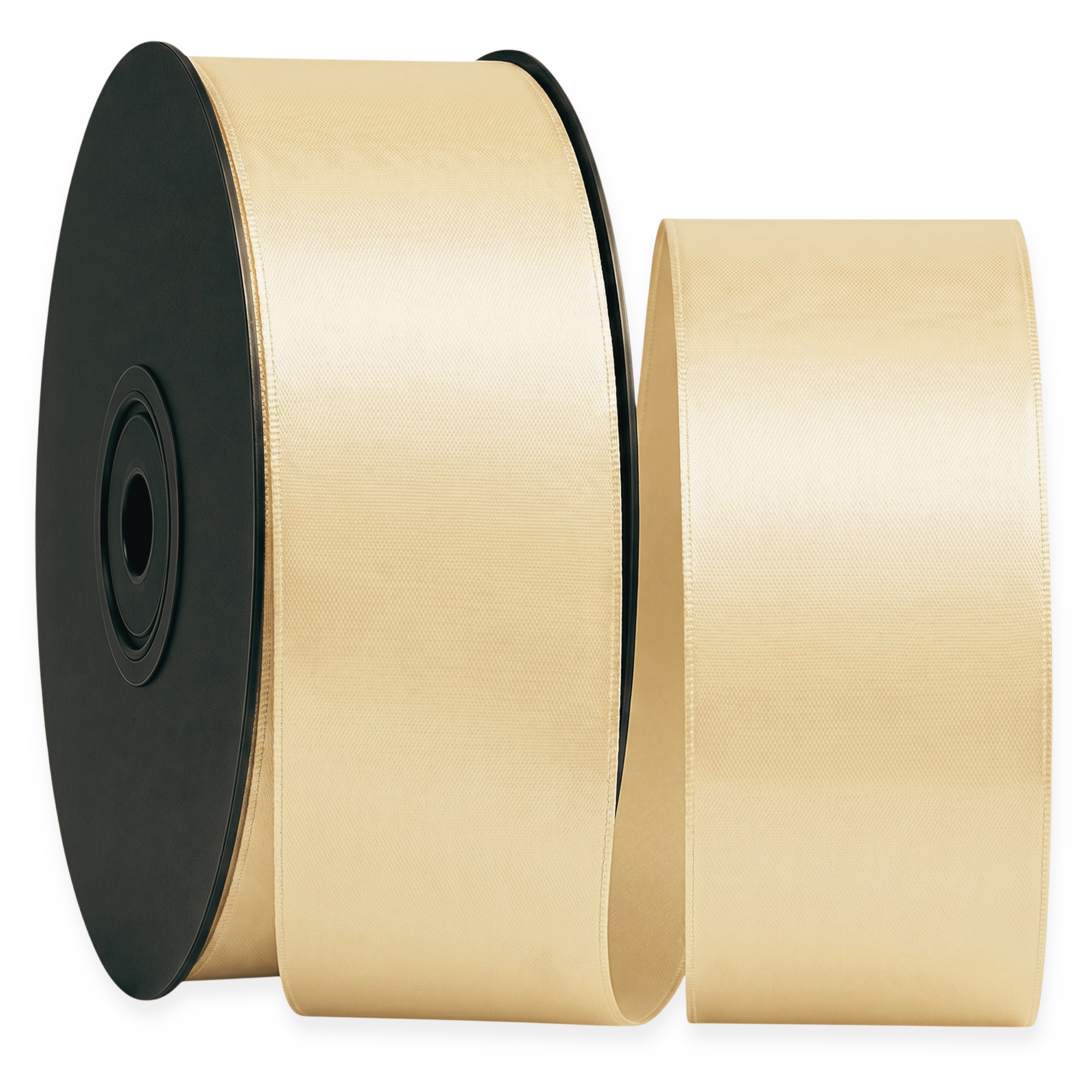 Deluxe dubbelzijdige satijnen lintrol 25 m | breedtes 3–63 mm