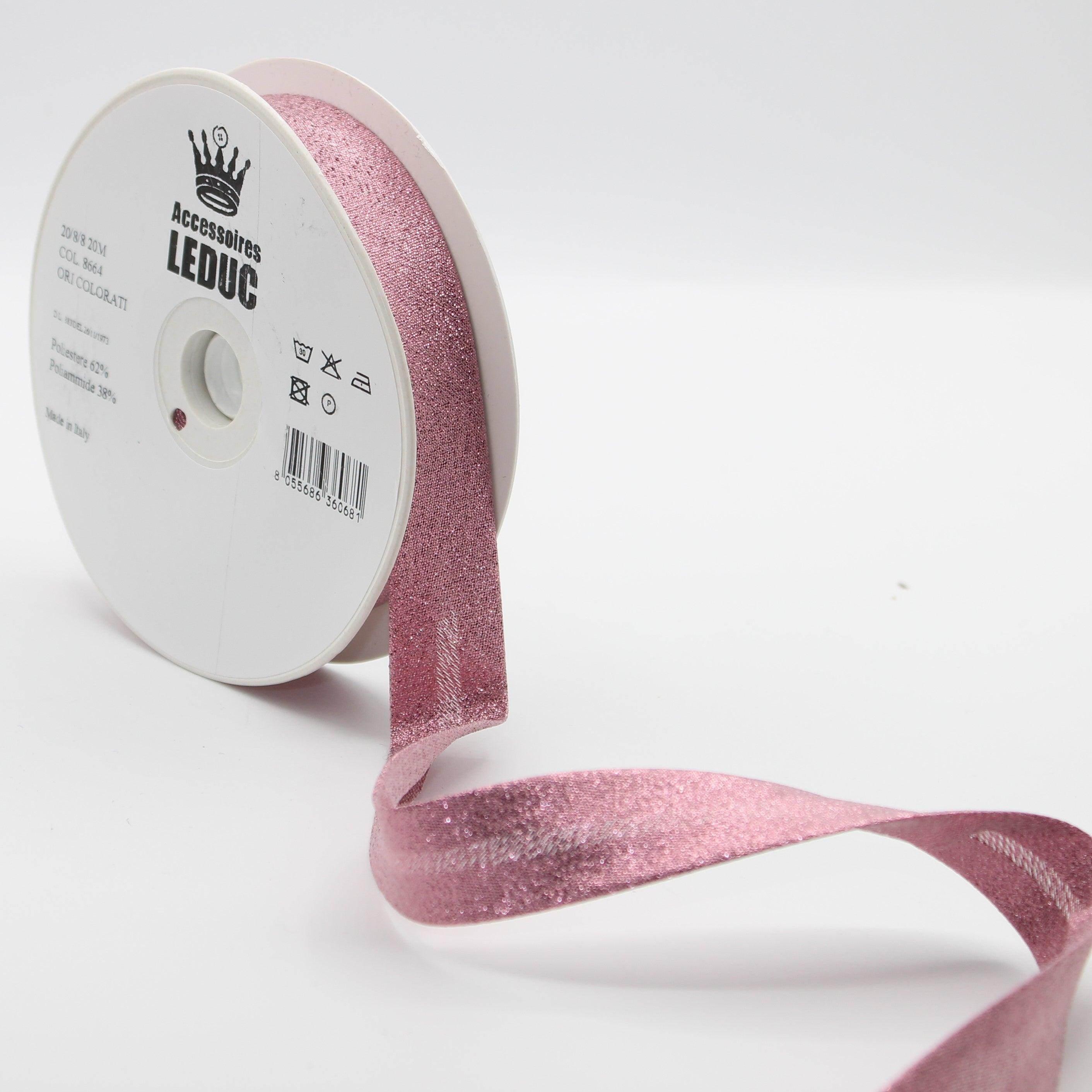 20MT or 100MT - LUREX BIAS BINDING / 20mm (20+8+8mm) #SBI524 - ACCESSOIRES LEDUC BV