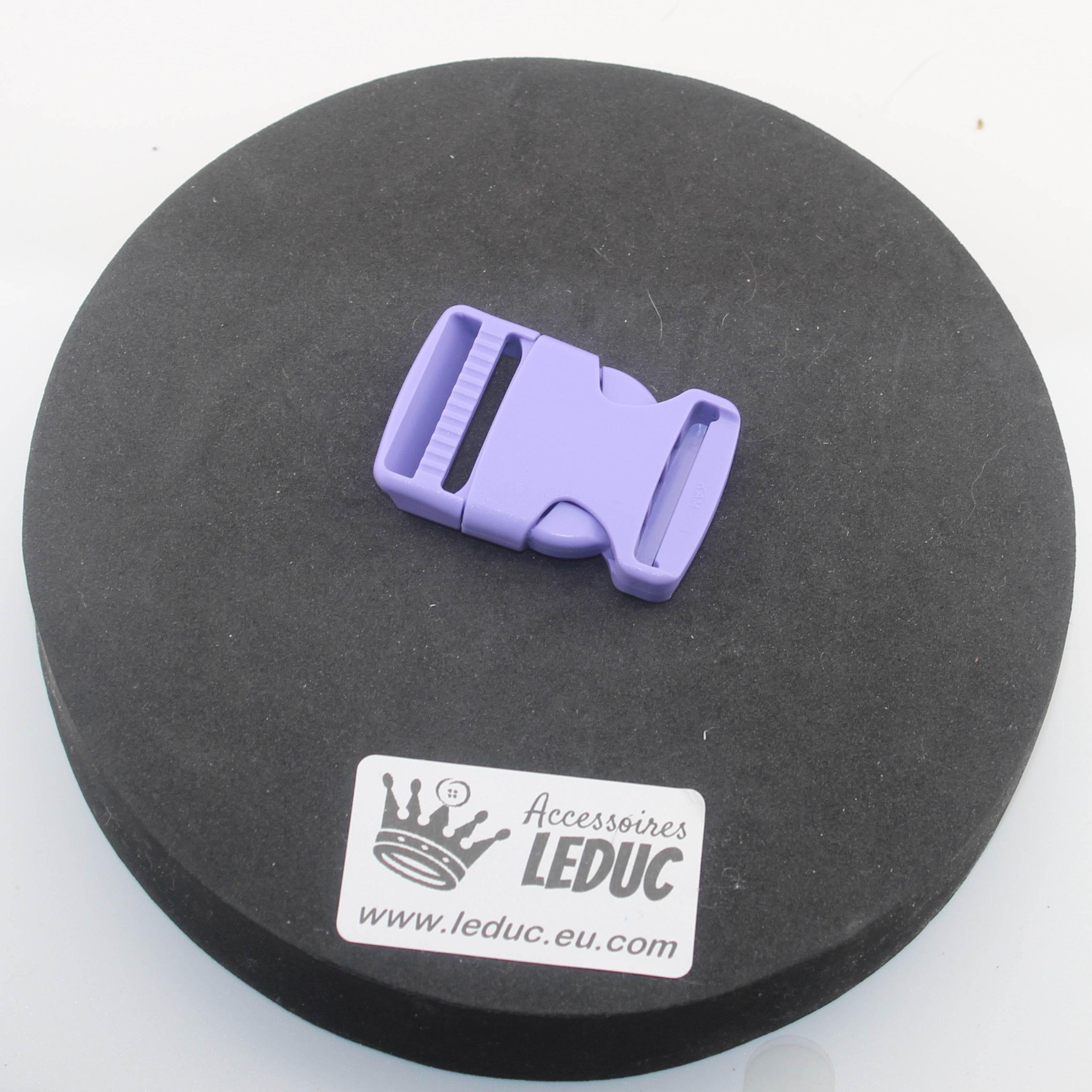 Coloured Buckle, fits size 30mm, available in Many Colours, in Sliding Loop or Clipsable Buckle versions - ACCESSOIRES LEDUC BV