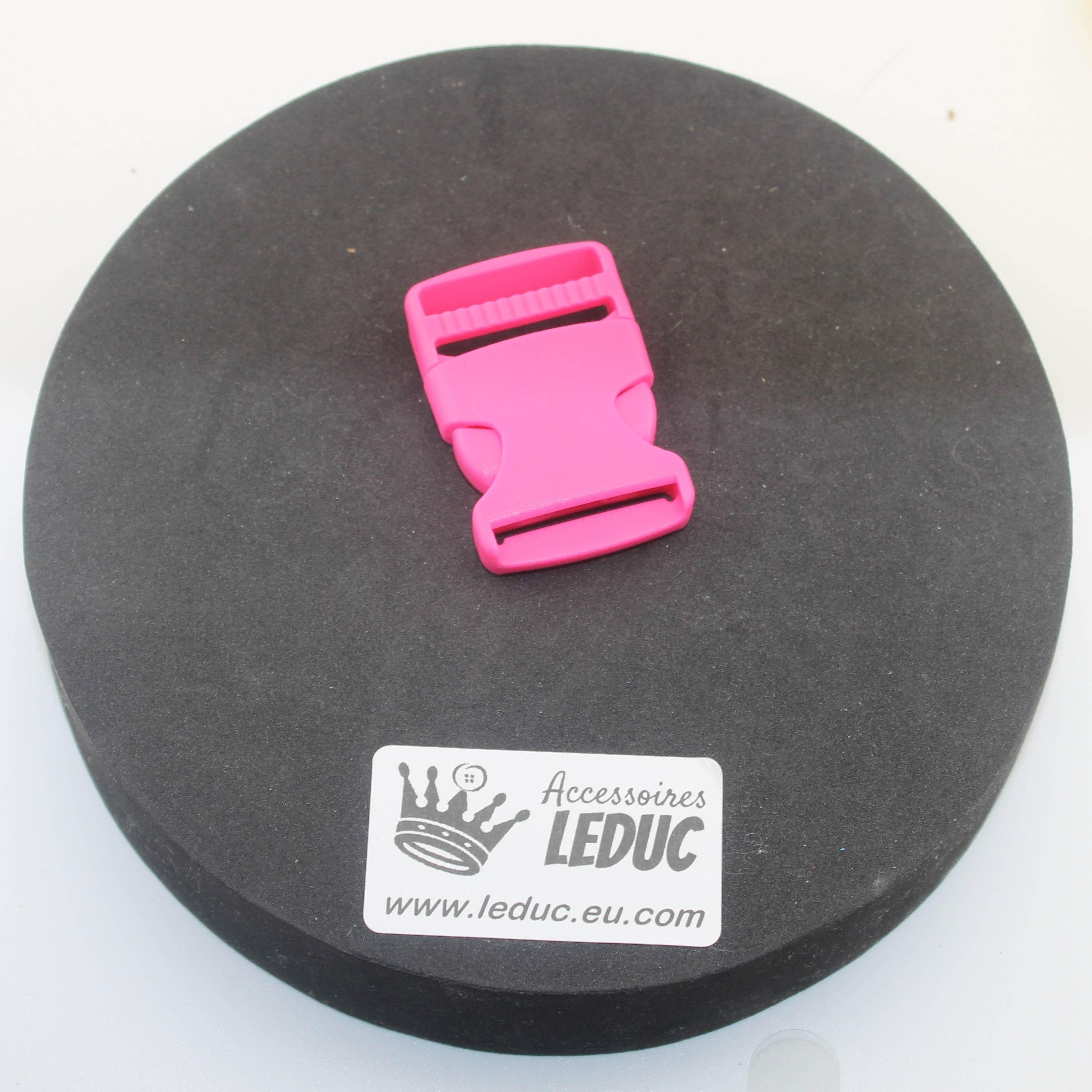 Coloured Buckle, fits size 30mm, available in Many Colours, in Sliding Loop or Clipsable Buckle versions - ACCESSOIRES LEDUC BV