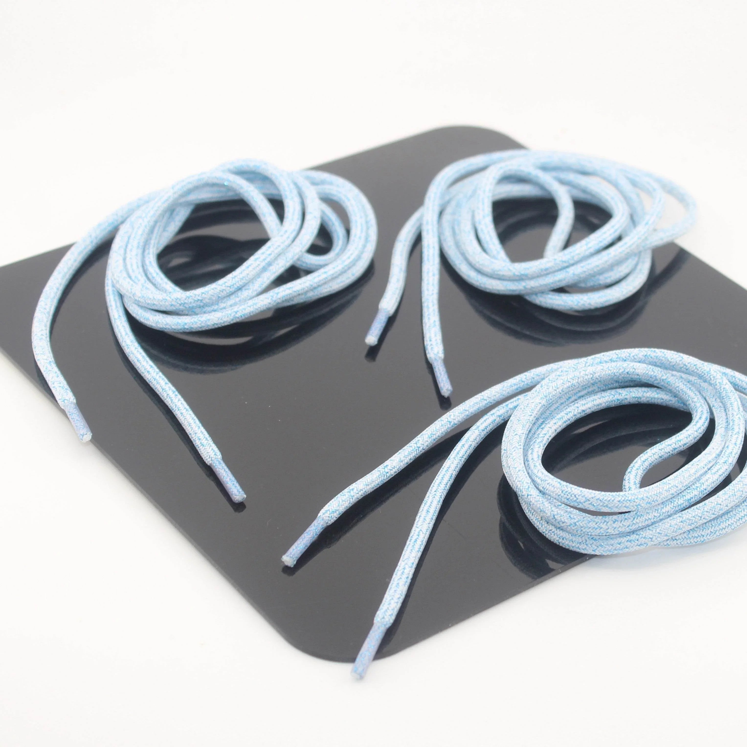 1 piece, 130cm / Ø5MM / Sweater / Trousers Cord Polyester & Lurex with Cord Ends #COR4007 - ACCESSOIRES LEDUC BV