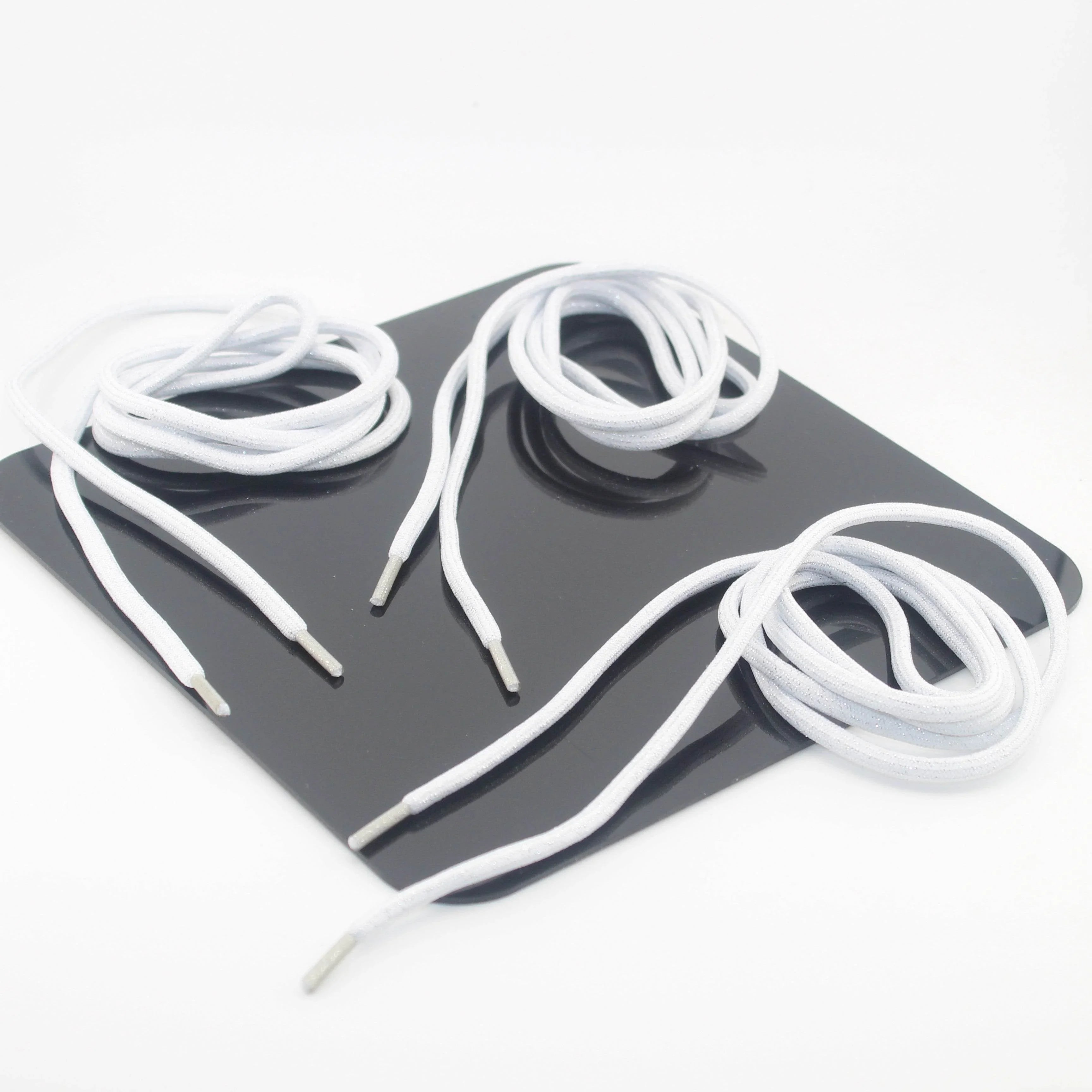 1 piece, 130cm / Ø5MM / Sweater / Trousers Cord Polyester & Lurex with Cord Ends #COR4007 - ACCESSOIRES LEDUC BV