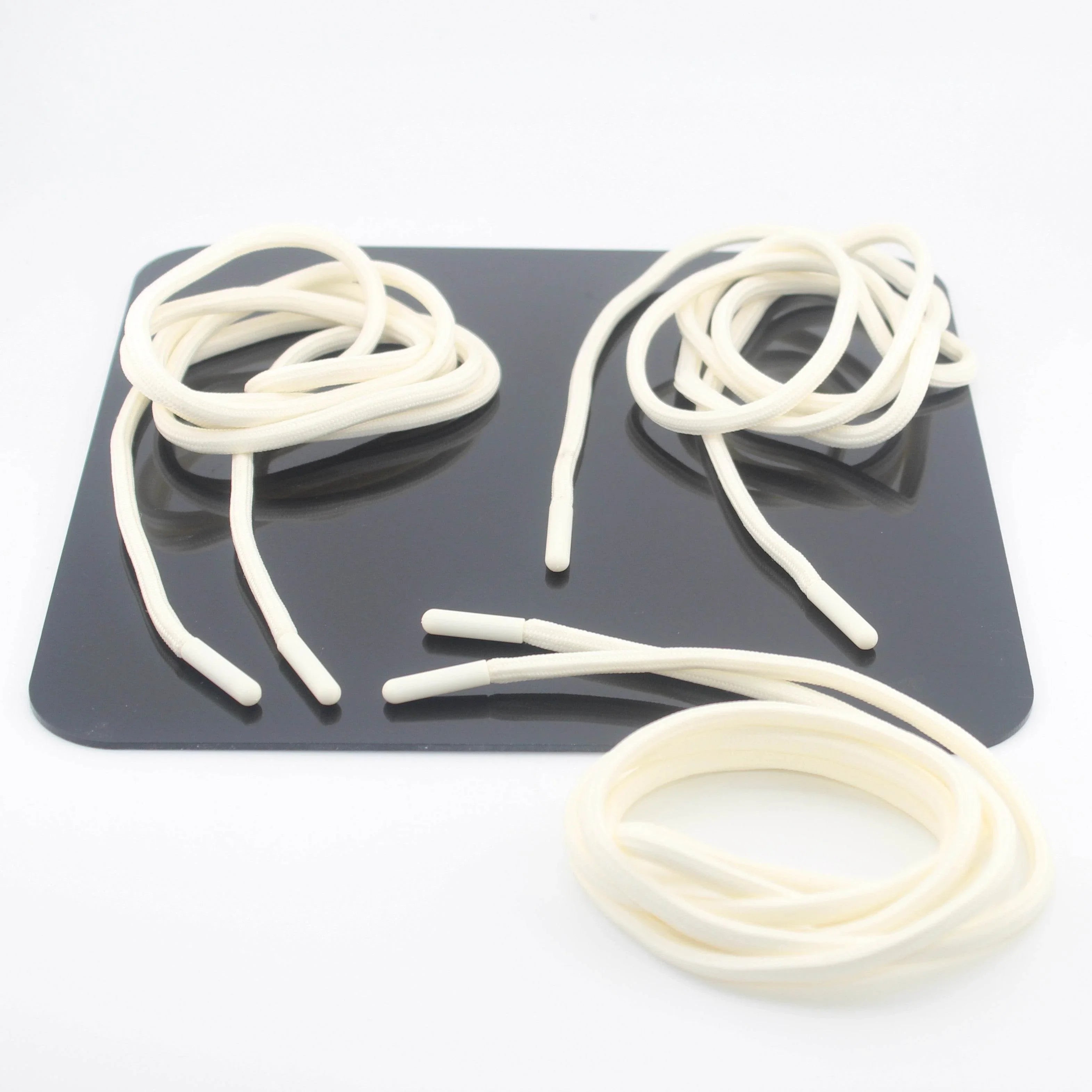 1 piece, 130cm / Ø5MM / Sweater / Trousers Plain Cord with Plastic Cord Ends #COR4008 - ACCESSOIRES LEDUC BV
