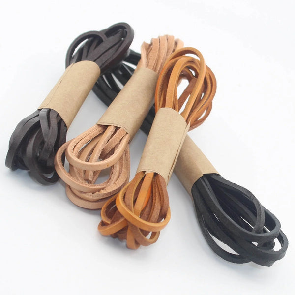 2 meters Real Leather Ribbon, 2mm Thick, available in 3mm, 6mm, 10mm or 15mm - ACCESSOIRES LEDUC BV