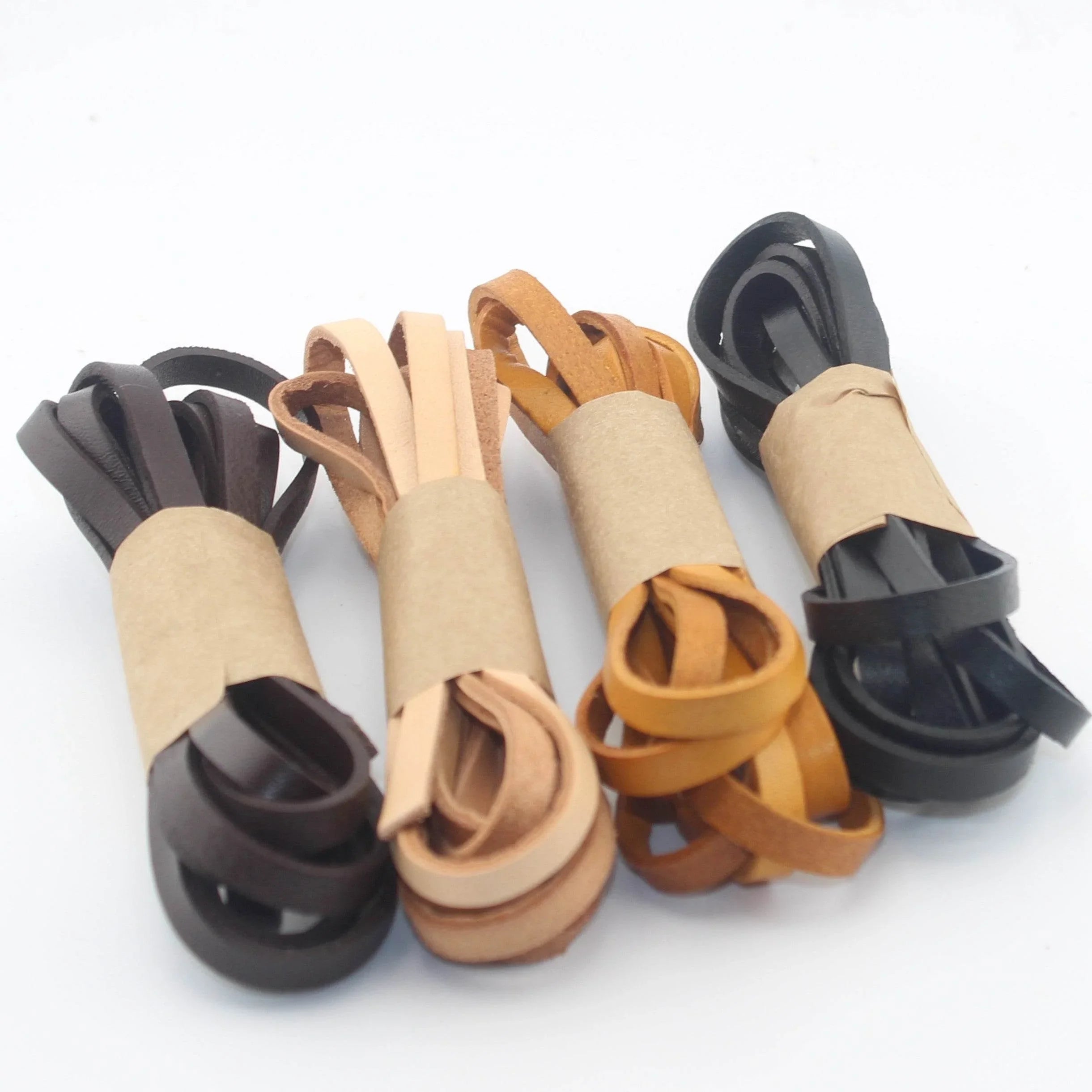 2 meters Real Leather Ribbon, 2mm Thick, available in 3mm, 6mm, 10mm or 15mm - ACCESSOIRES LEDUC BV