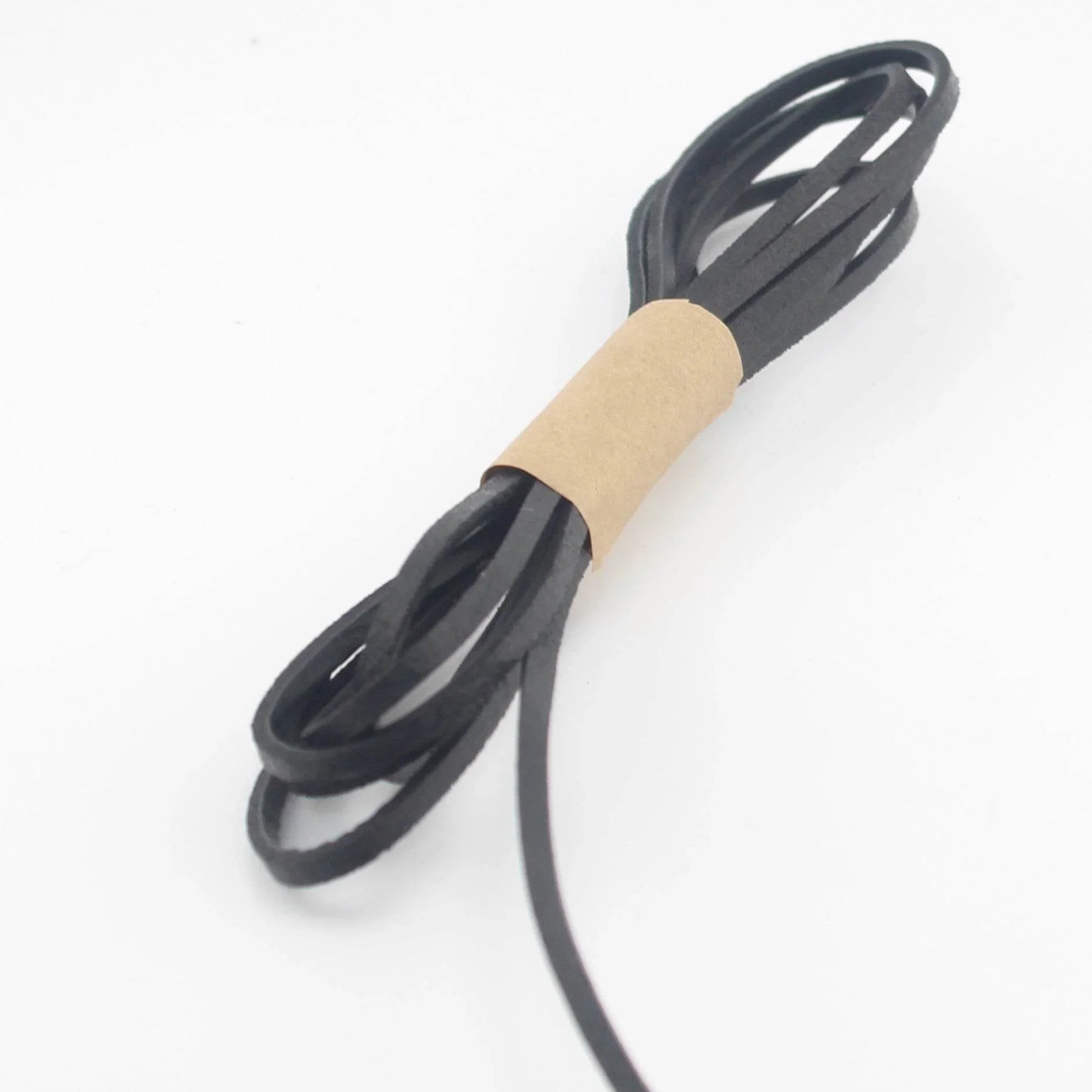 2 meters Real Leather Ribbon, 2mm Thick, available in 3mm, 6mm, 10mm or 15mm - ACCESSOIRES LEDUC BV