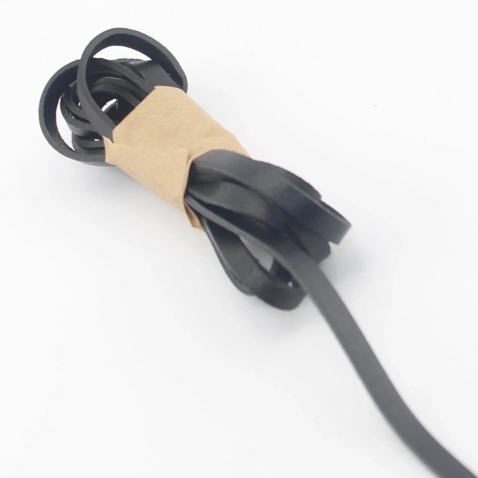 2 meters Real Leather Ribbon, 2mm Thick, available in 3mm, 6mm, 10mm or 15mm - ACCESSOIRES LEDUC BV