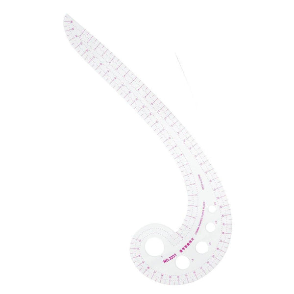 Sewing Rulers, in 4 variations - French Metric Ruler, Transparent Ruler for Measuring Curves - ACCESSOIRES LEDUC BV