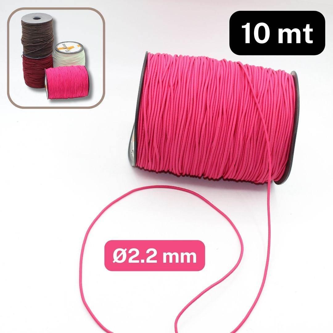 10 meters 2.2mm Elastic Cord in Colour - ACCESSOIRES LEDUC BV